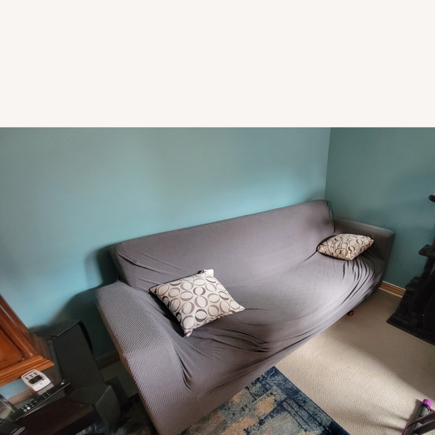 Huffman Koos Vision Gray Futon Sofa - image-7