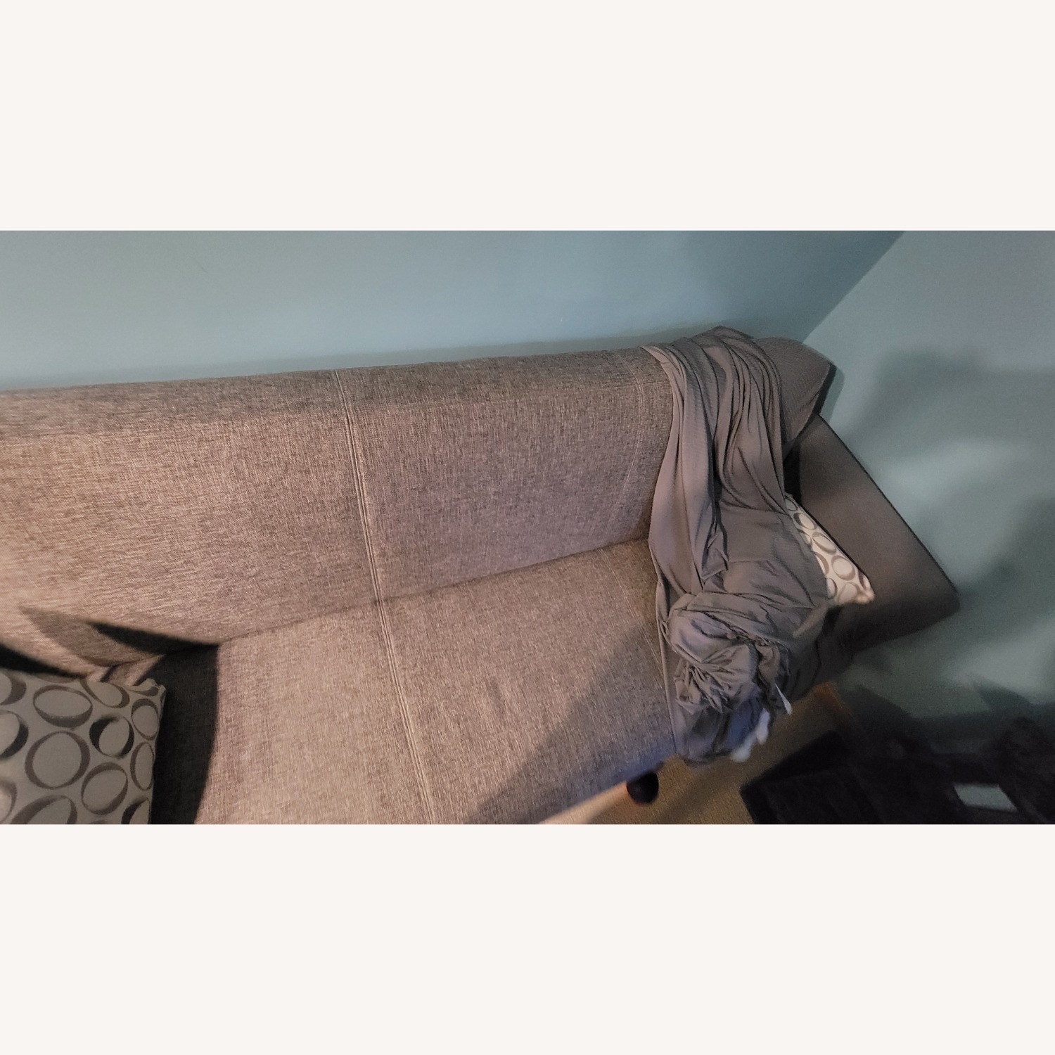 Huffman Koos Vision Gray Futon Sofa - image-4