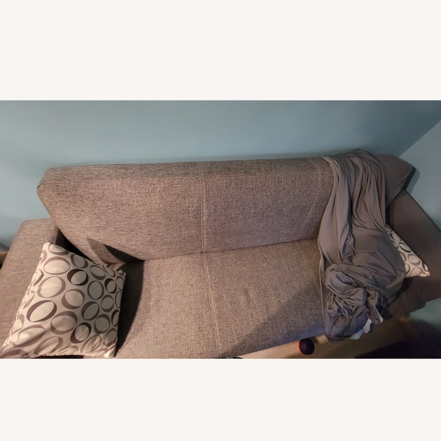 Huffman Koos Vision Gray Futon Sofa - image-1