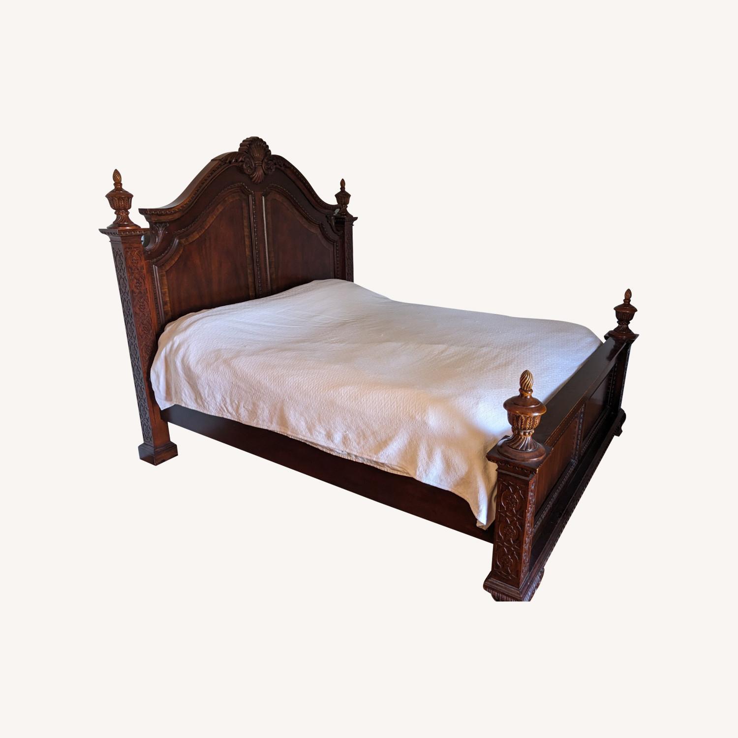 Neiman Marcus California King Solid Wood Ornate - image-0