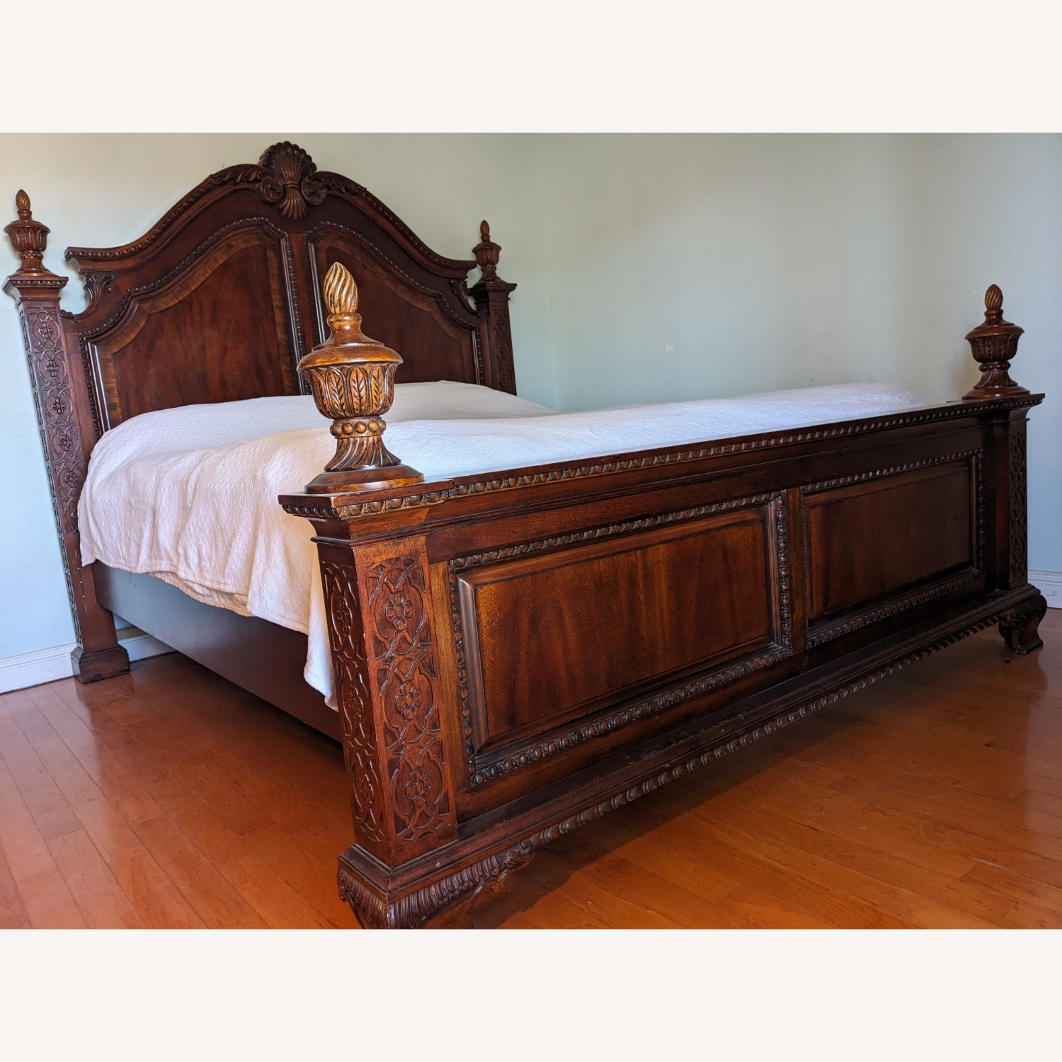 Neiman Marcus California King Solid Wood Ornate - image-1