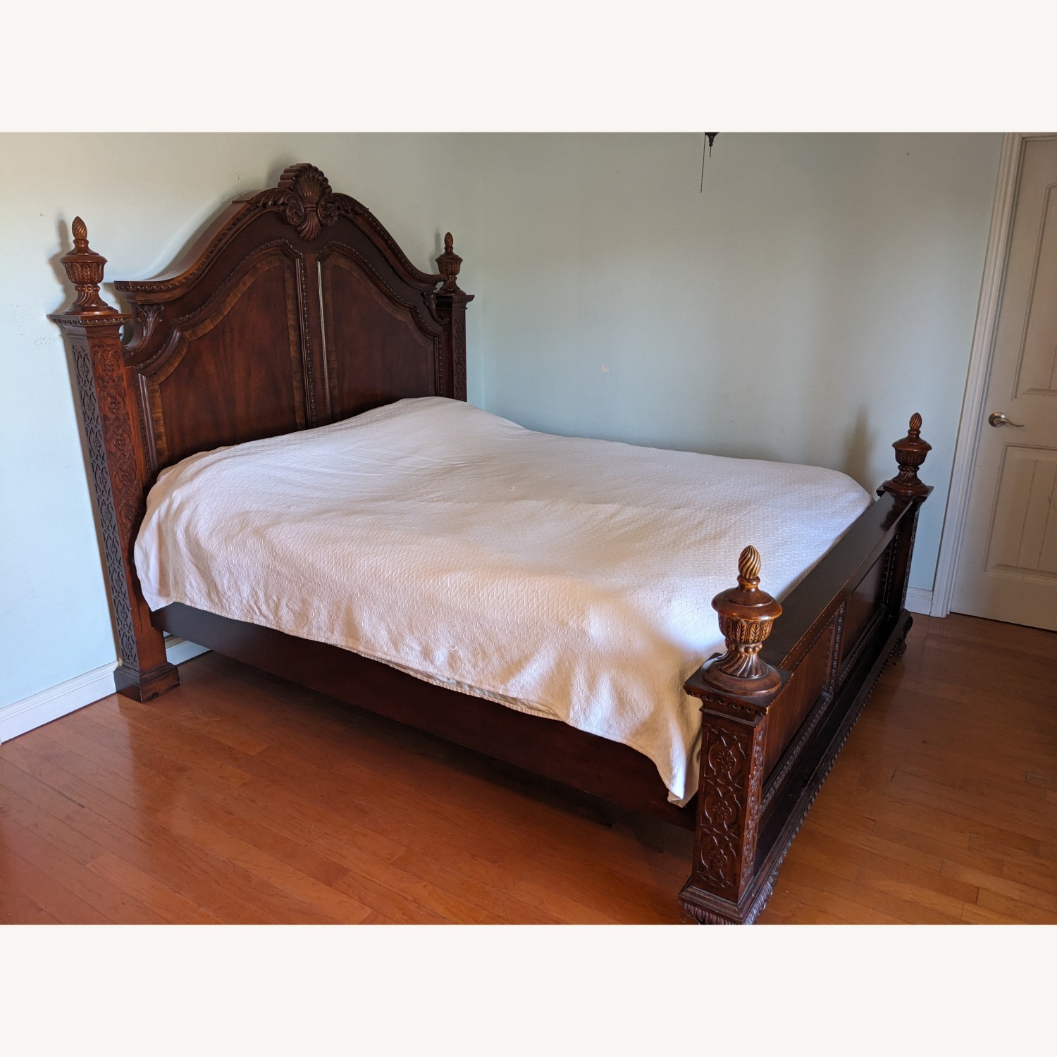 Neiman Marcus California King Solid Wood Ornate - image-3