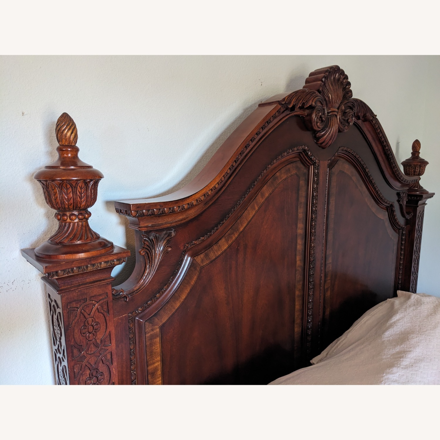 Neiman Marcus California King Solid Wood Ornate - image-2