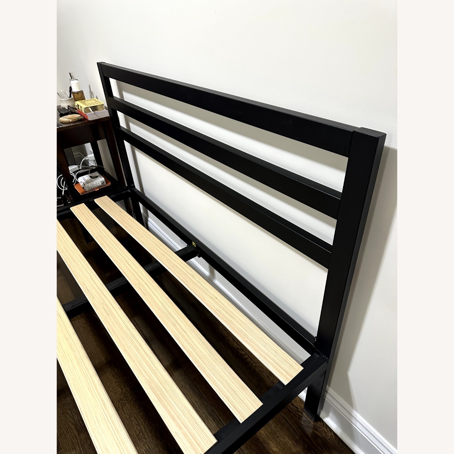 Black Metal Bed Frame Full - image-2