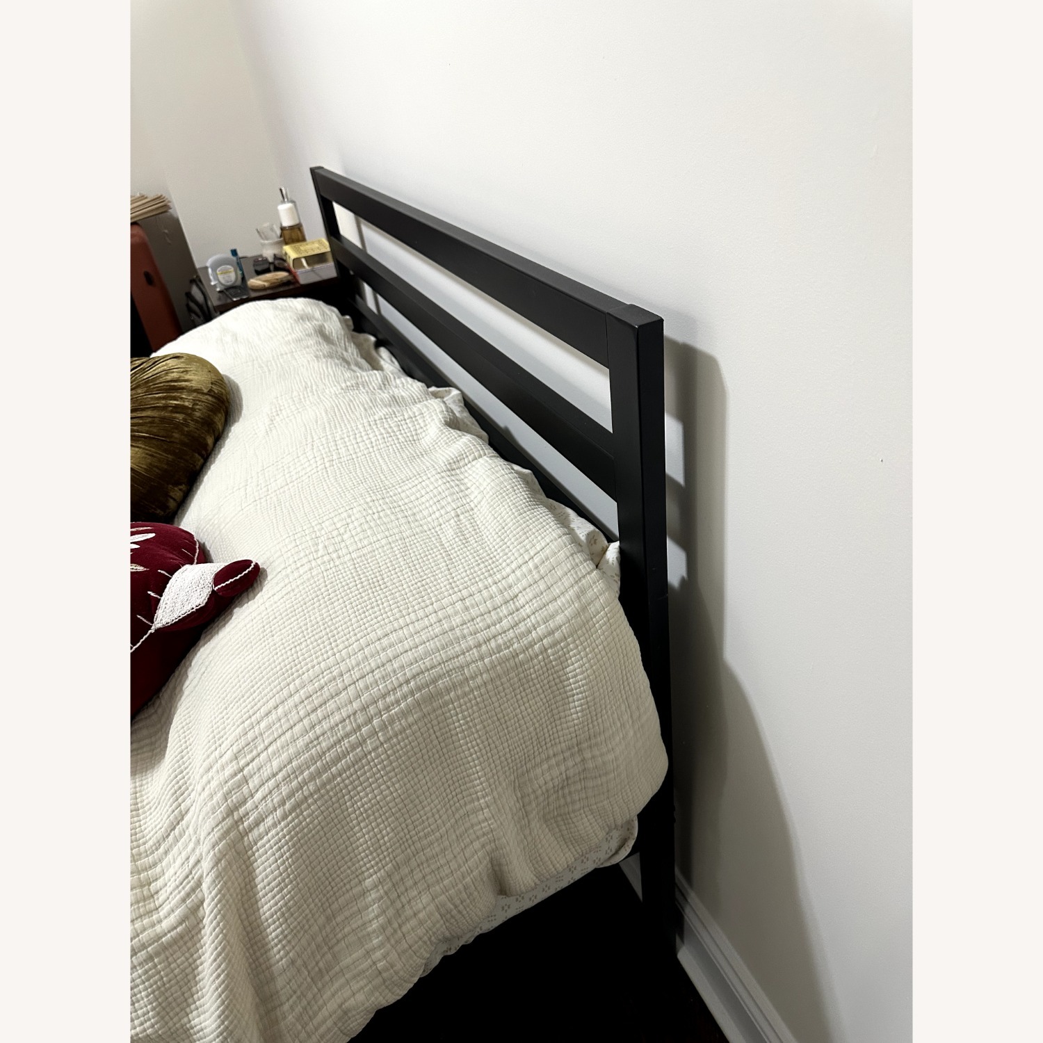 Black Metal Bed Frame Full - image-4