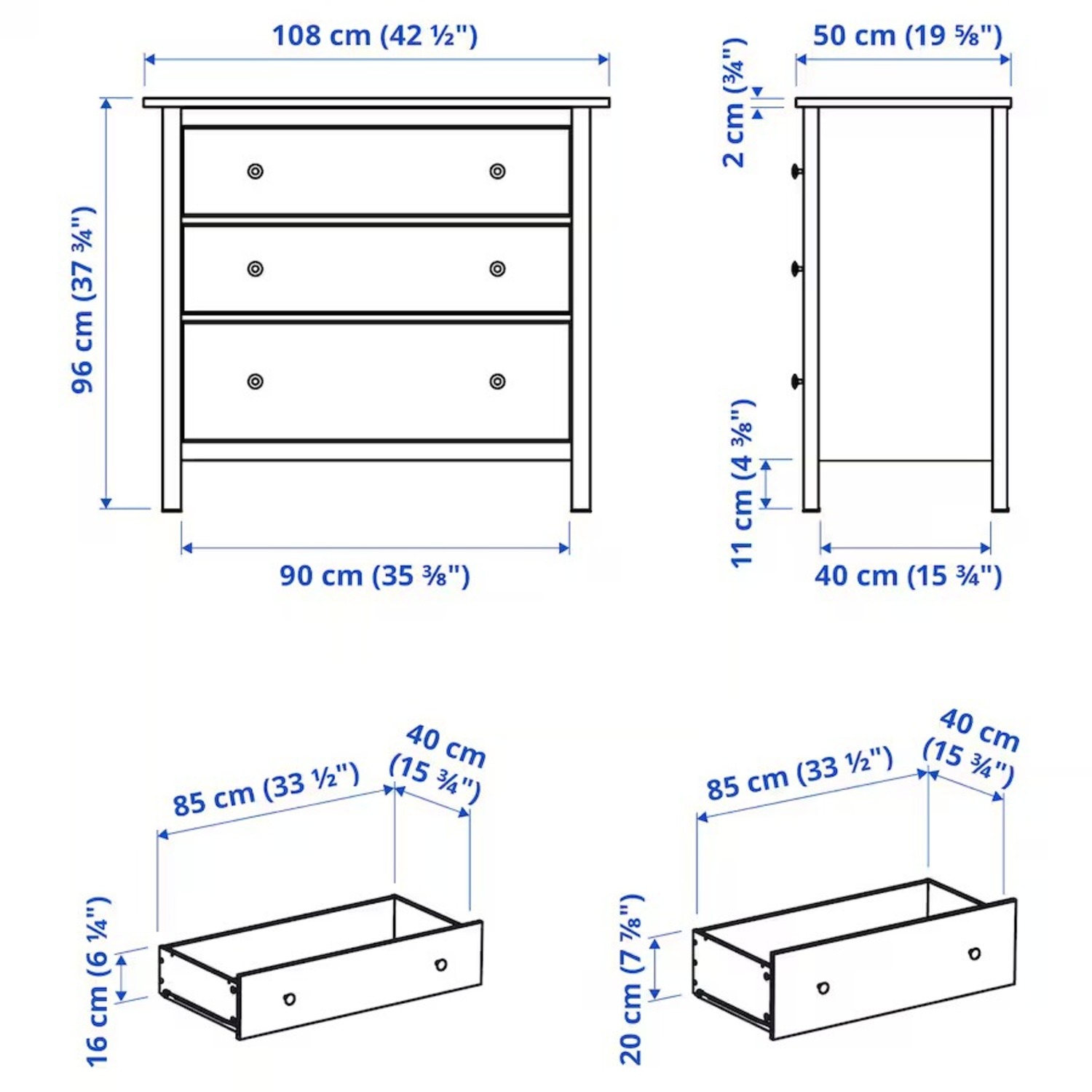 IKEA Hemnes Dresser - image-1