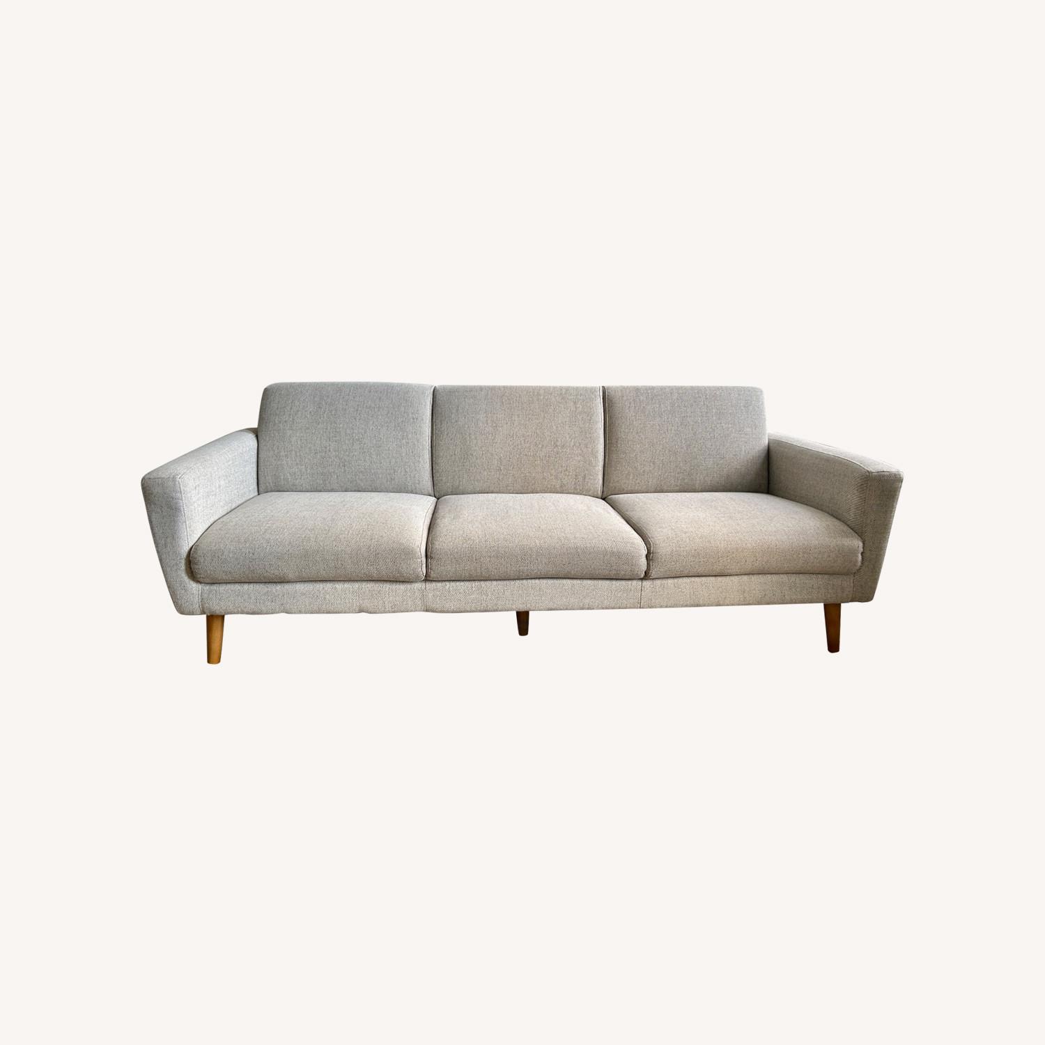 West Elm 82’ Oliver Sofa in Twill Dove - image-0