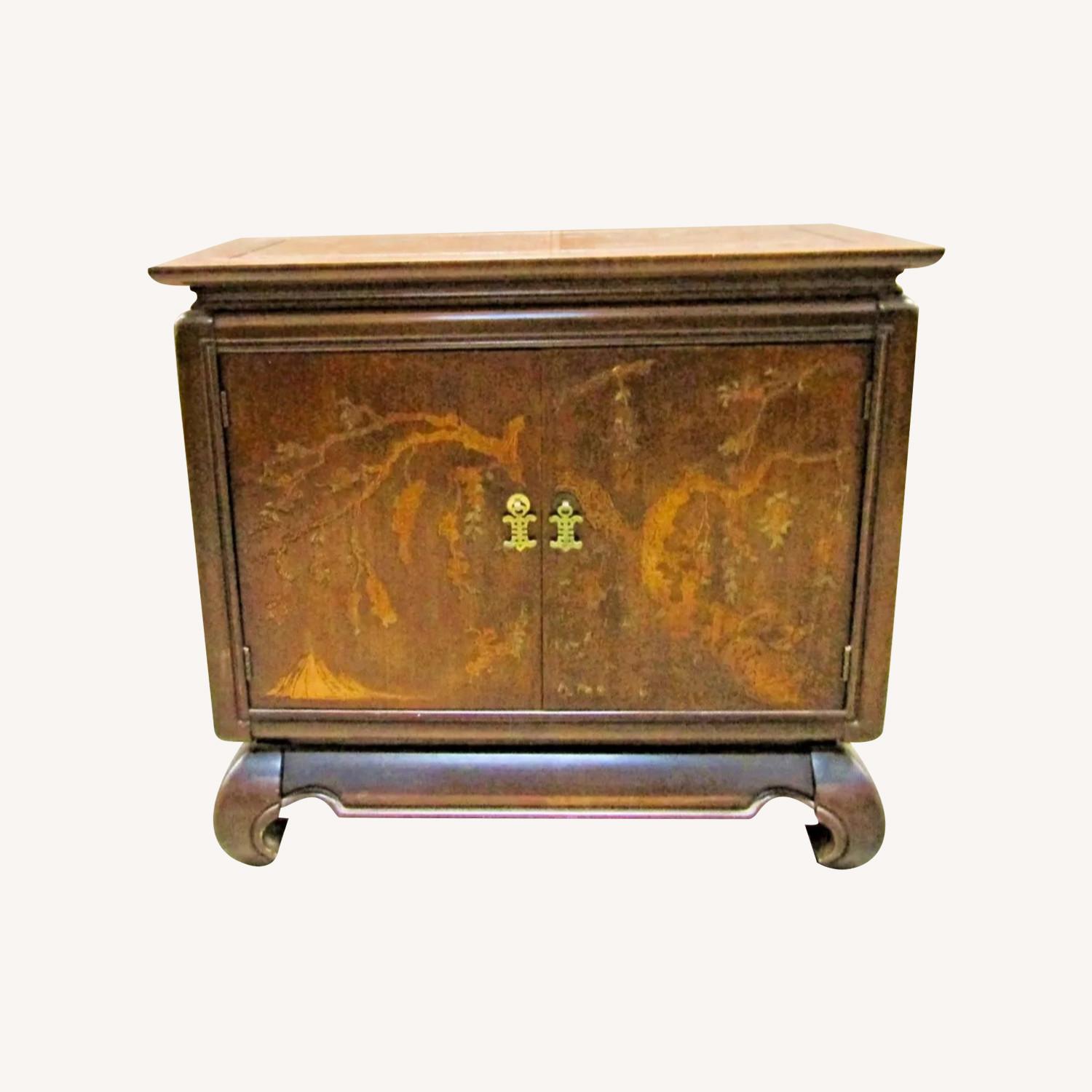  Broyhill Walnut Console Cabinet - image-0