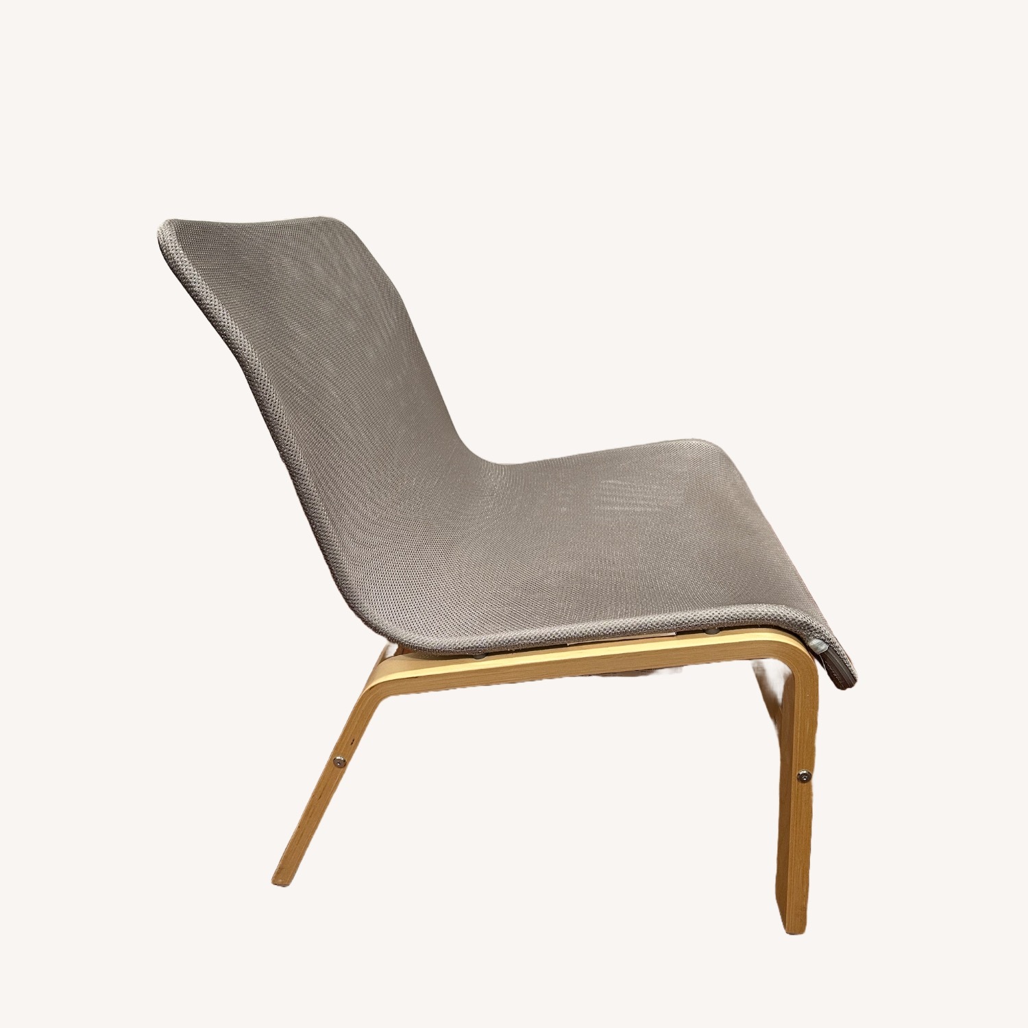 IKEA NOLMYRA Easy Chair Birch Veneer Grey - image-4