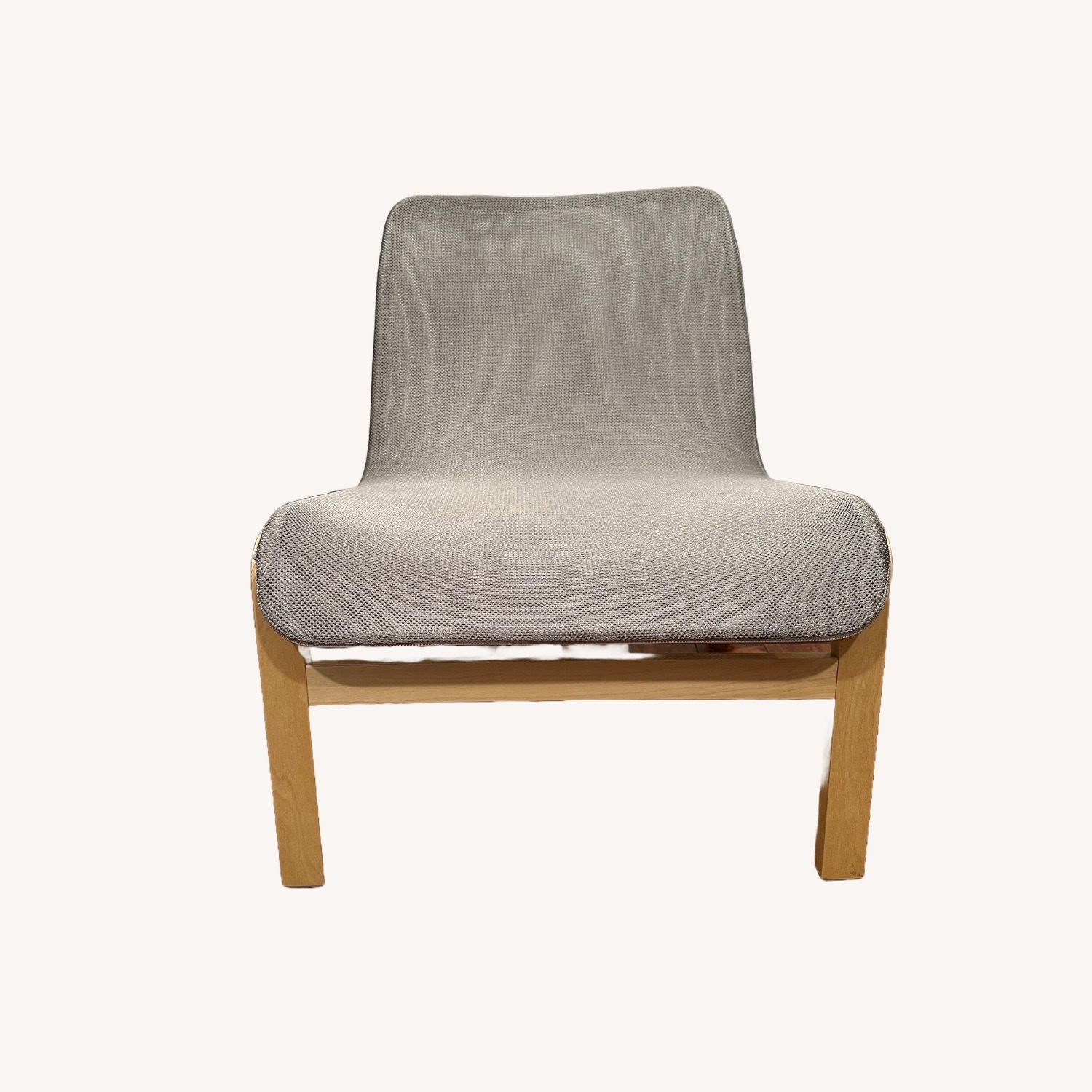 IKEA NOLMYRA Easy Chair Birch Veneer Grey - image-5