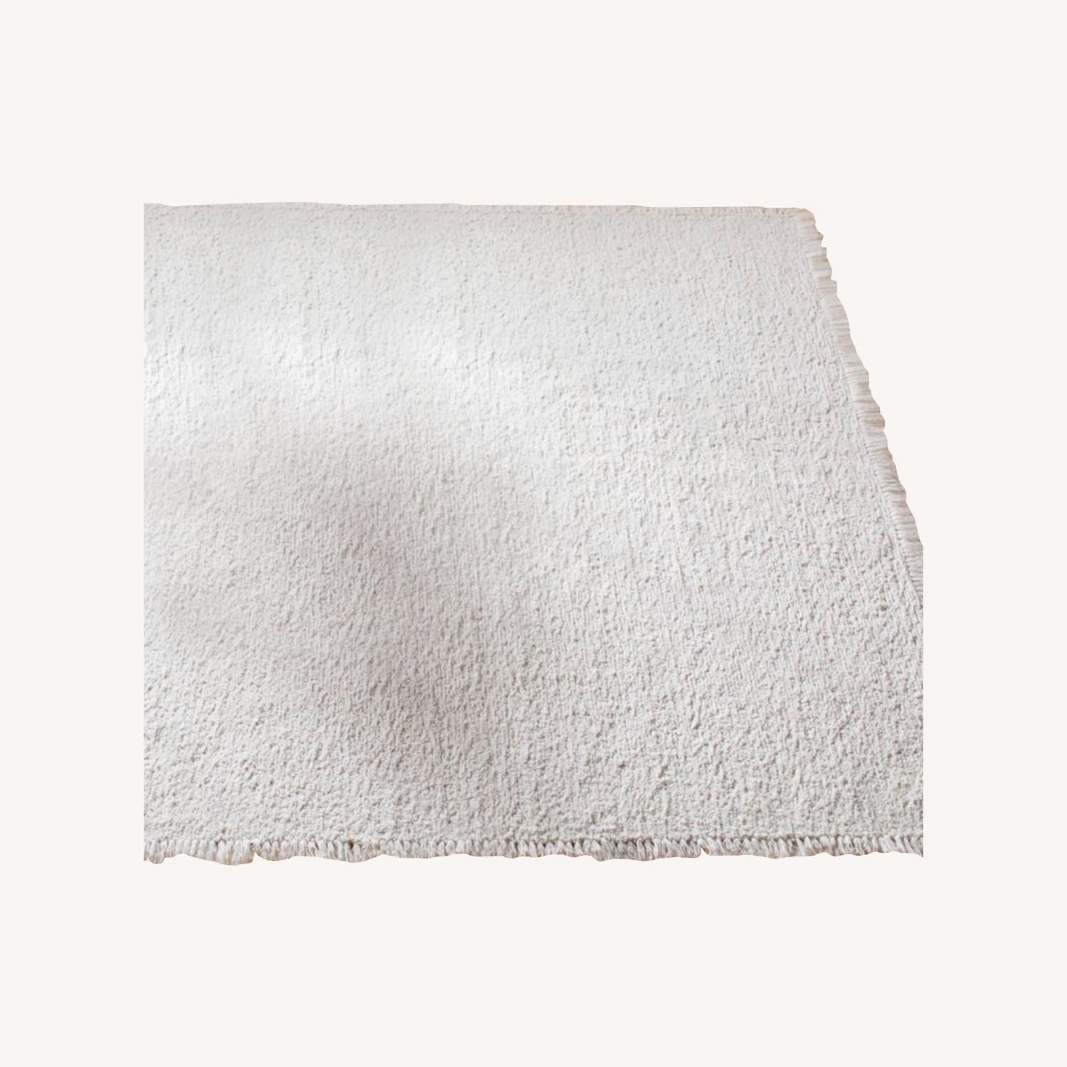 CB2 Eyelash Ivory Wool Rug - image-0