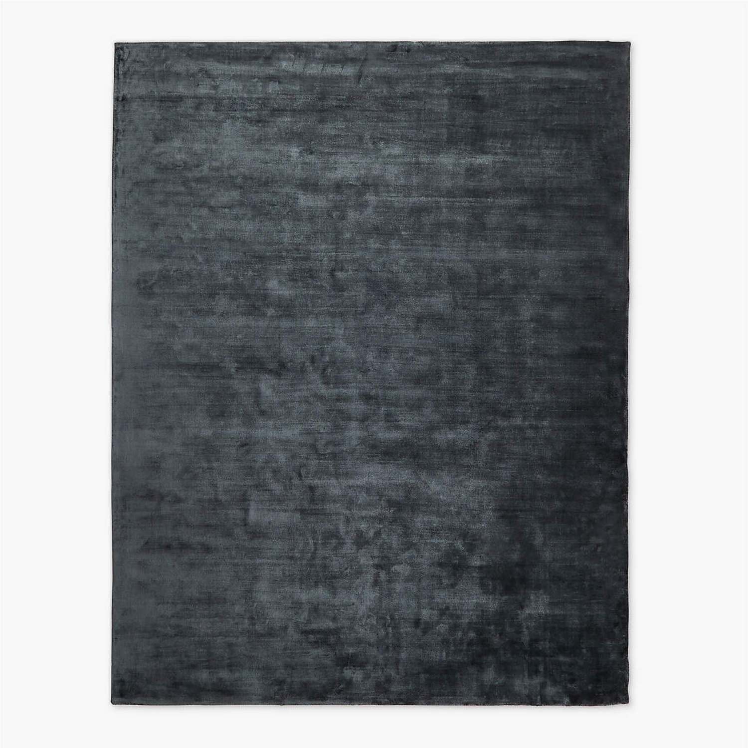 CB2 Anders Navy Blue Tencel Rug 9x12 - image-4