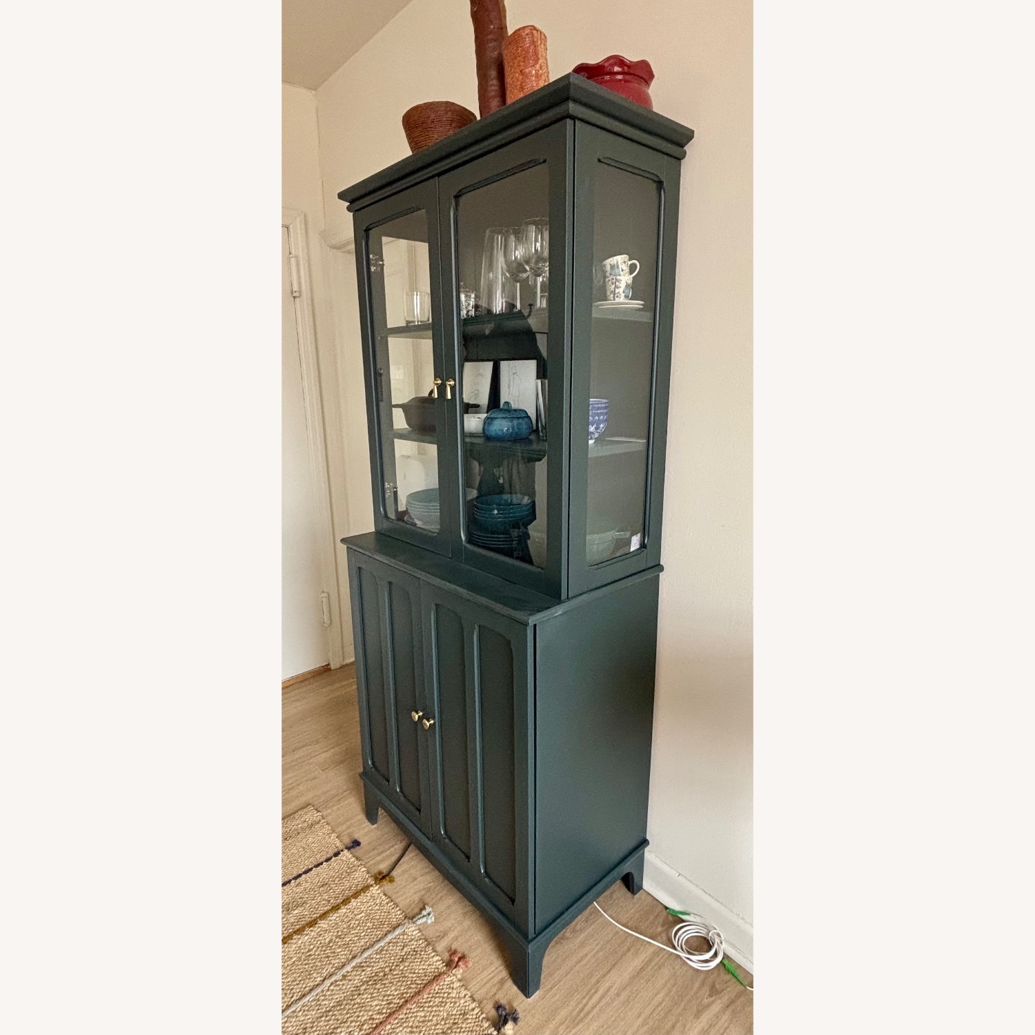 IKEA LOMMARP Cabinet with Glass Doors - AptDeco