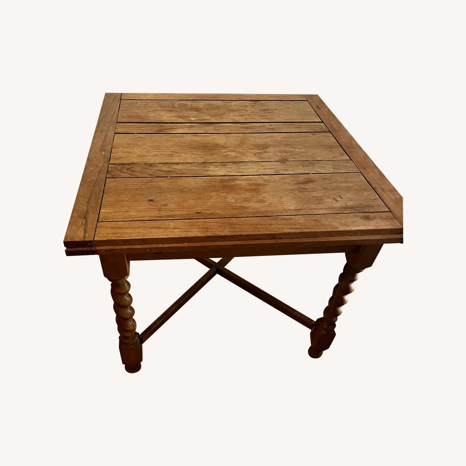Antique Expanding English Pub Table - image-0