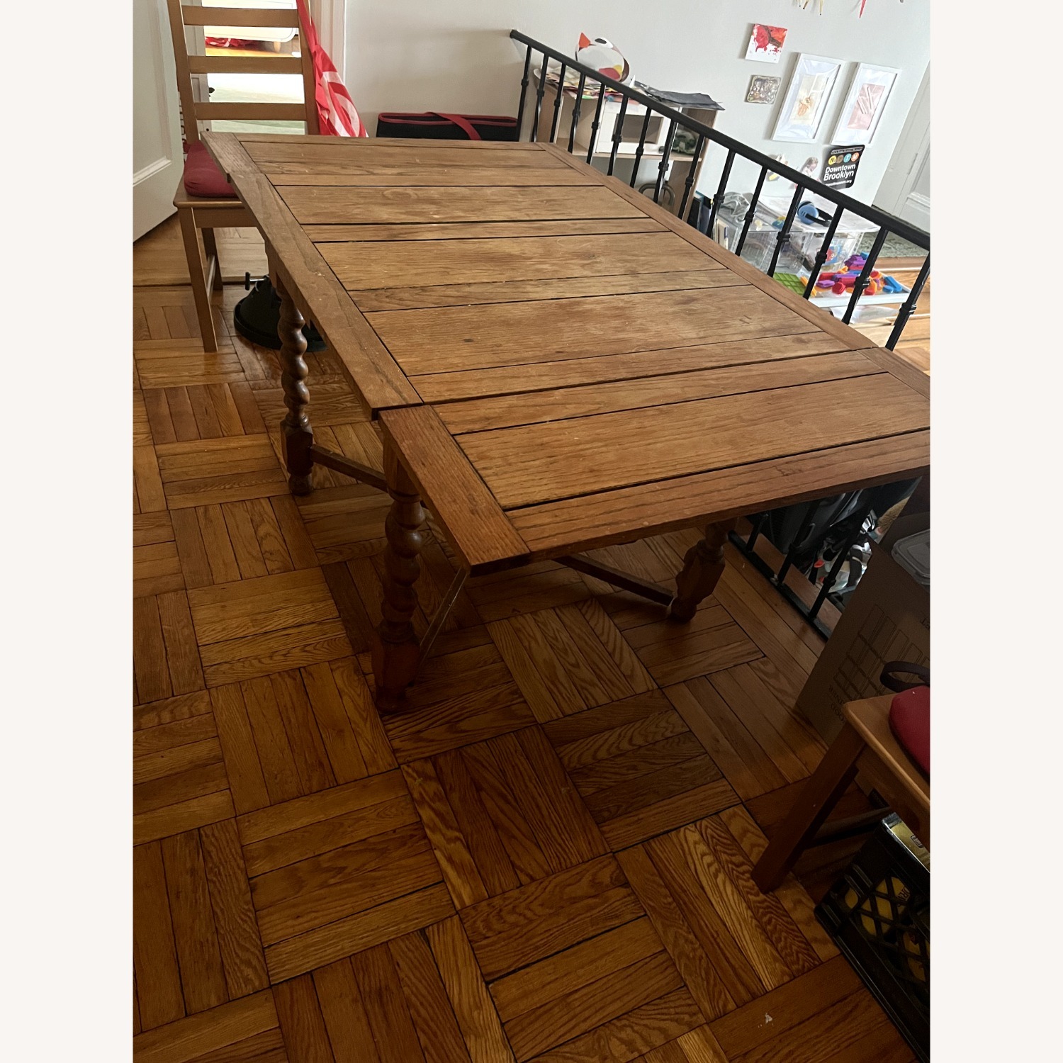 Antique Expanding English Pub Table - image-5