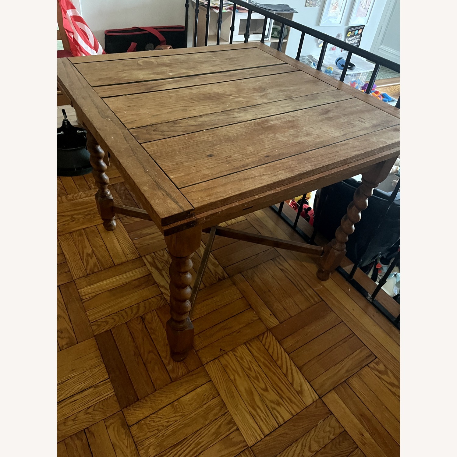Antique Expanding English Pub Table - image-1