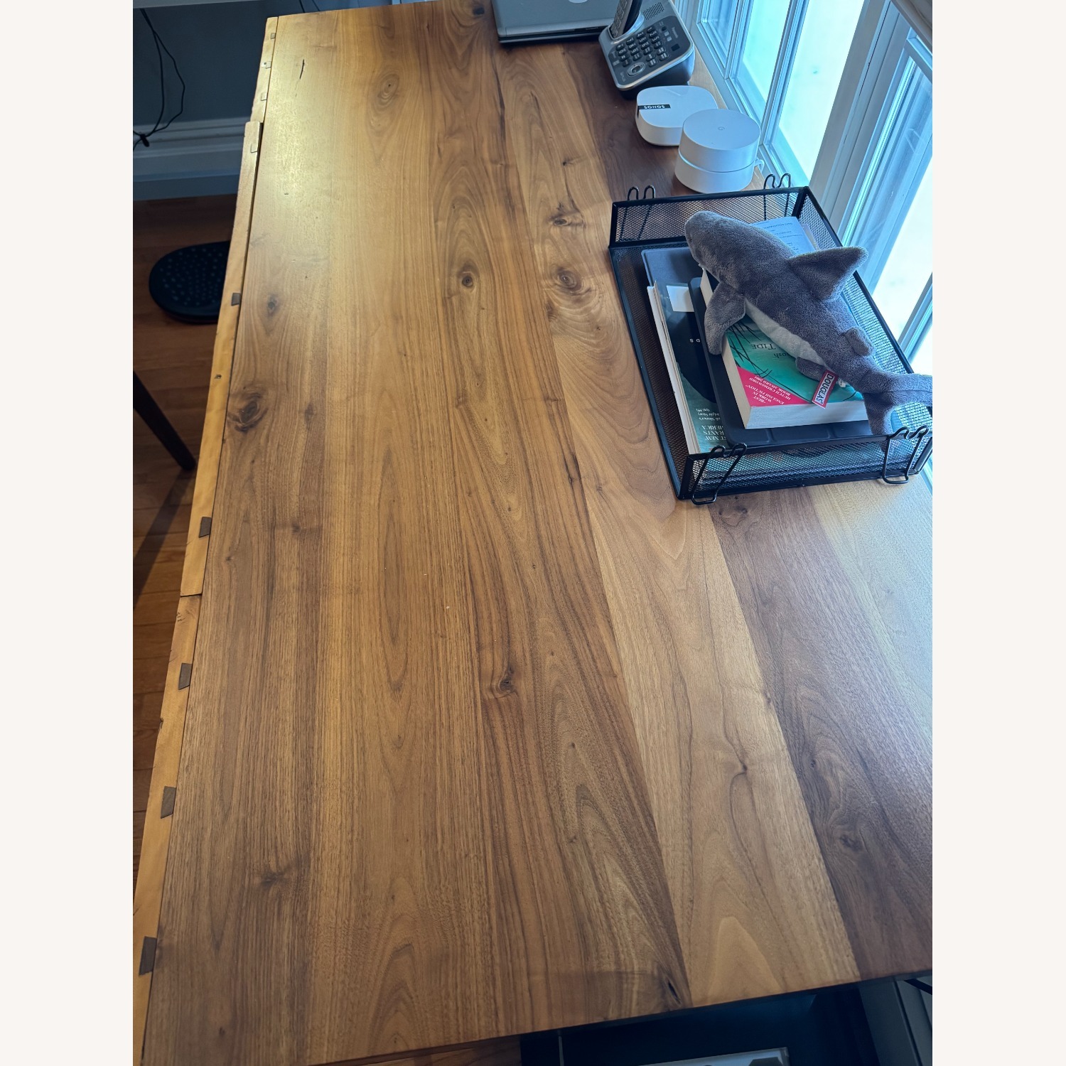 Crate & Barrel Atwood Reclaimed Wood Desk - image-5