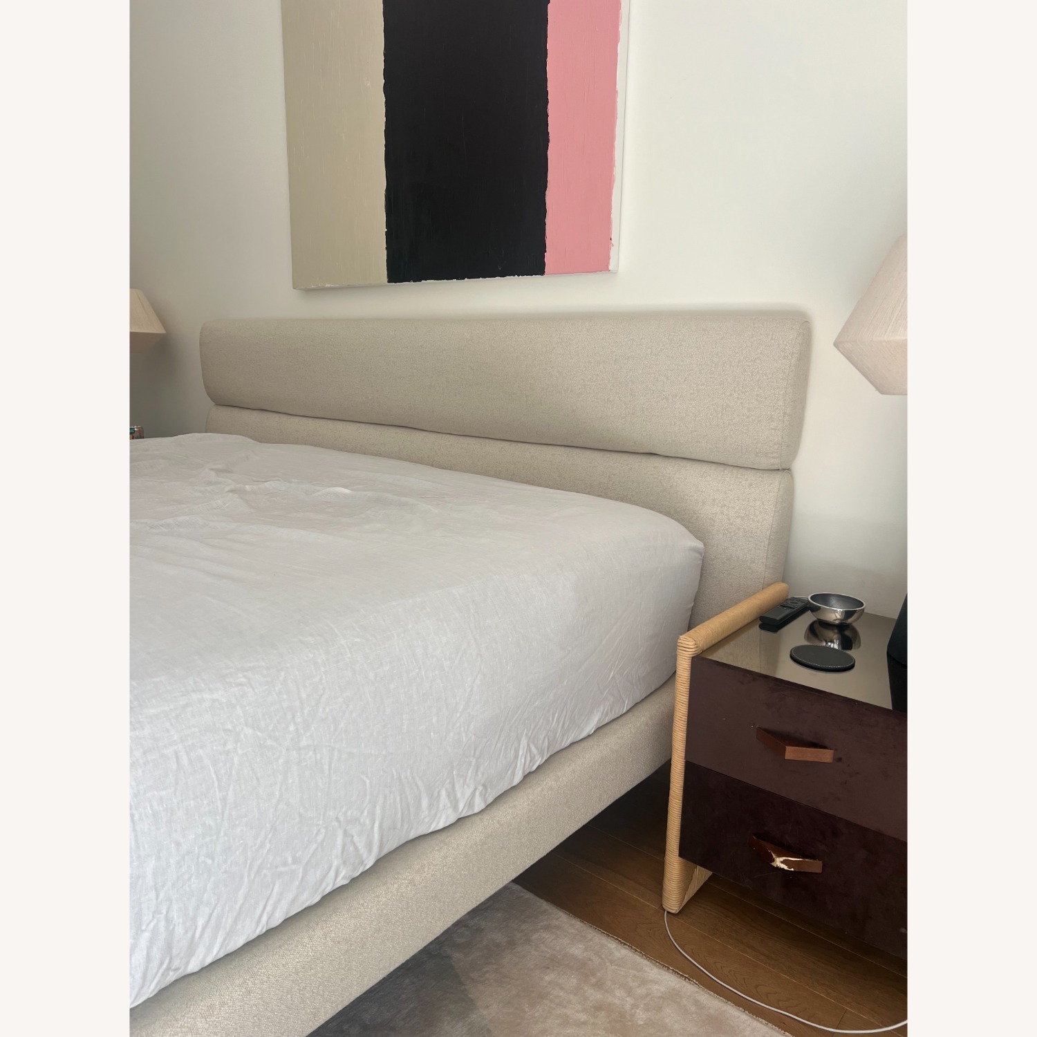 King Size Sleeping Car Bed in Ecru - image-4