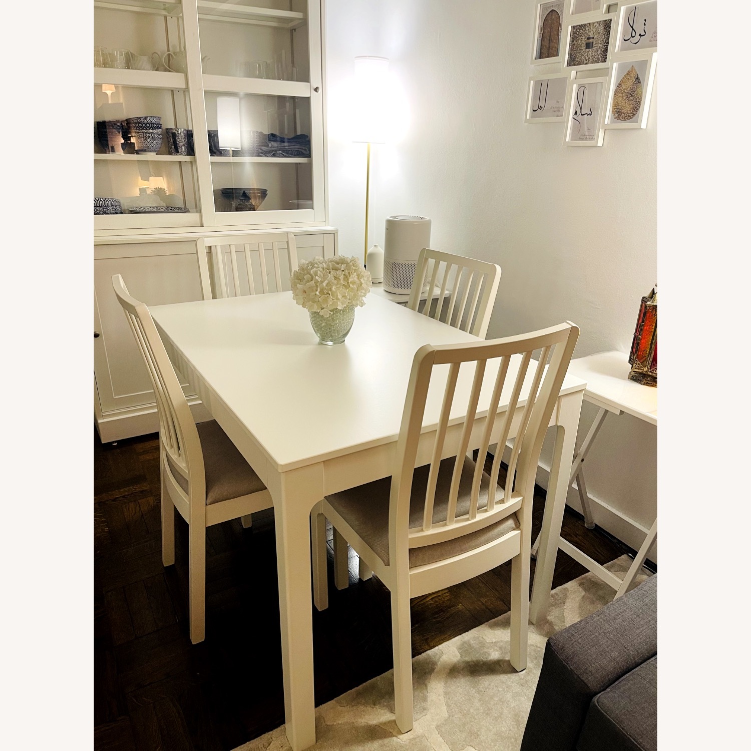 IKEA EKEDALEN Extendable Dining Table & 4 Chairs - image-0