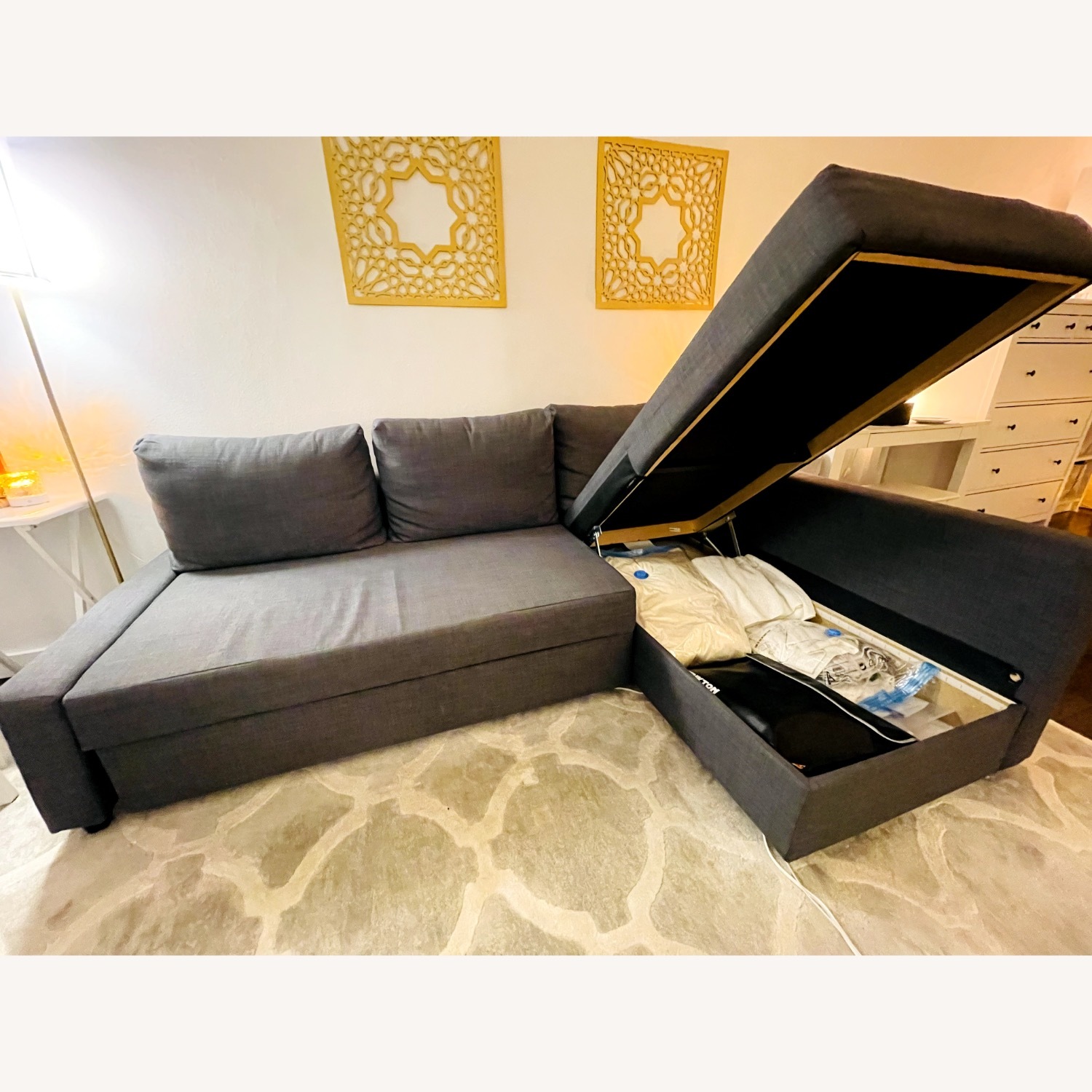 IKEA FRIHETEN Sleeper Sectional - image-2