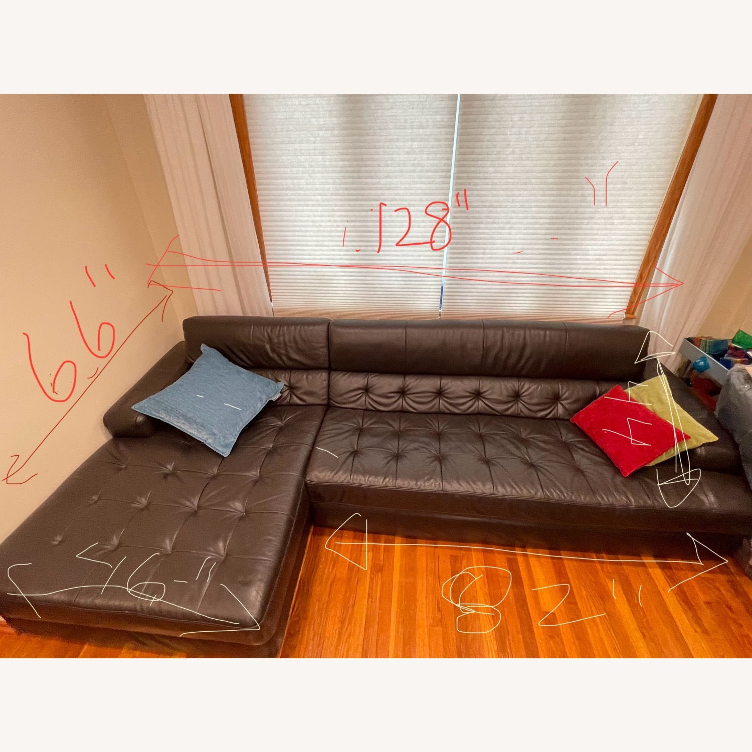 Natuzzi Editions Leather Sectional - image-2