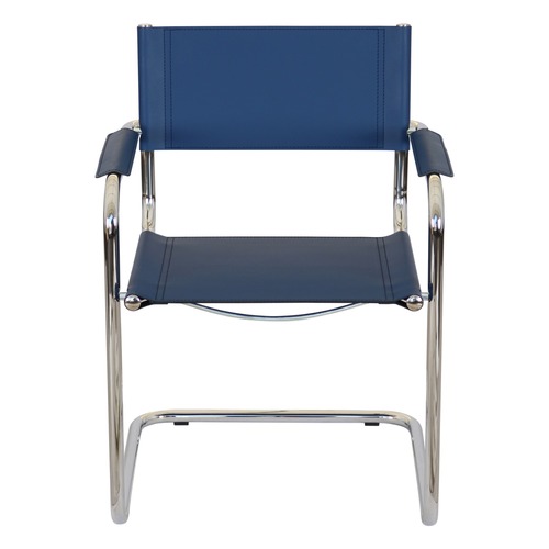 Used Mart Stam Bonded Leather Cantilever Armchair for sale on AptDeco