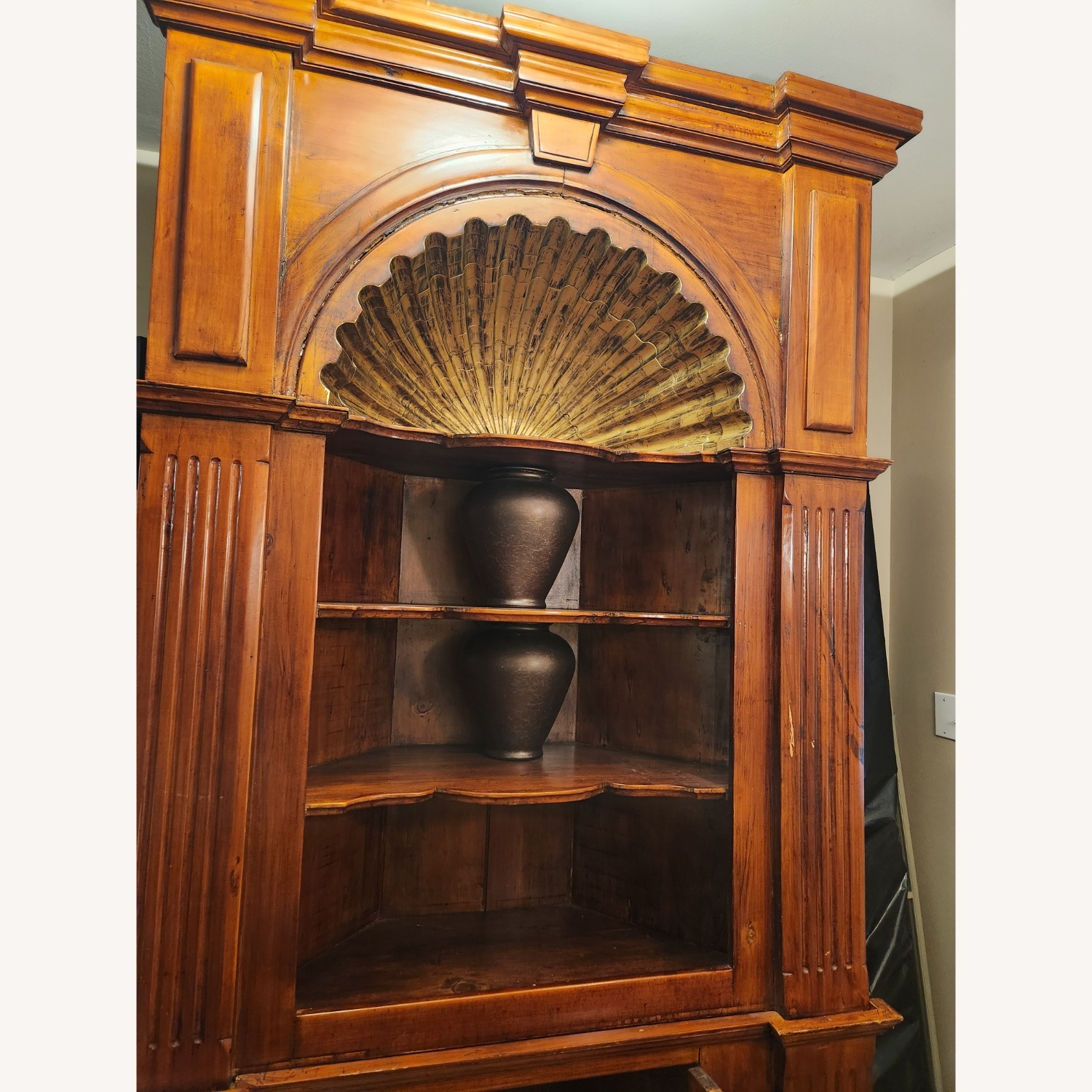 Gold Inlay Shell Corner Buffet - image-1