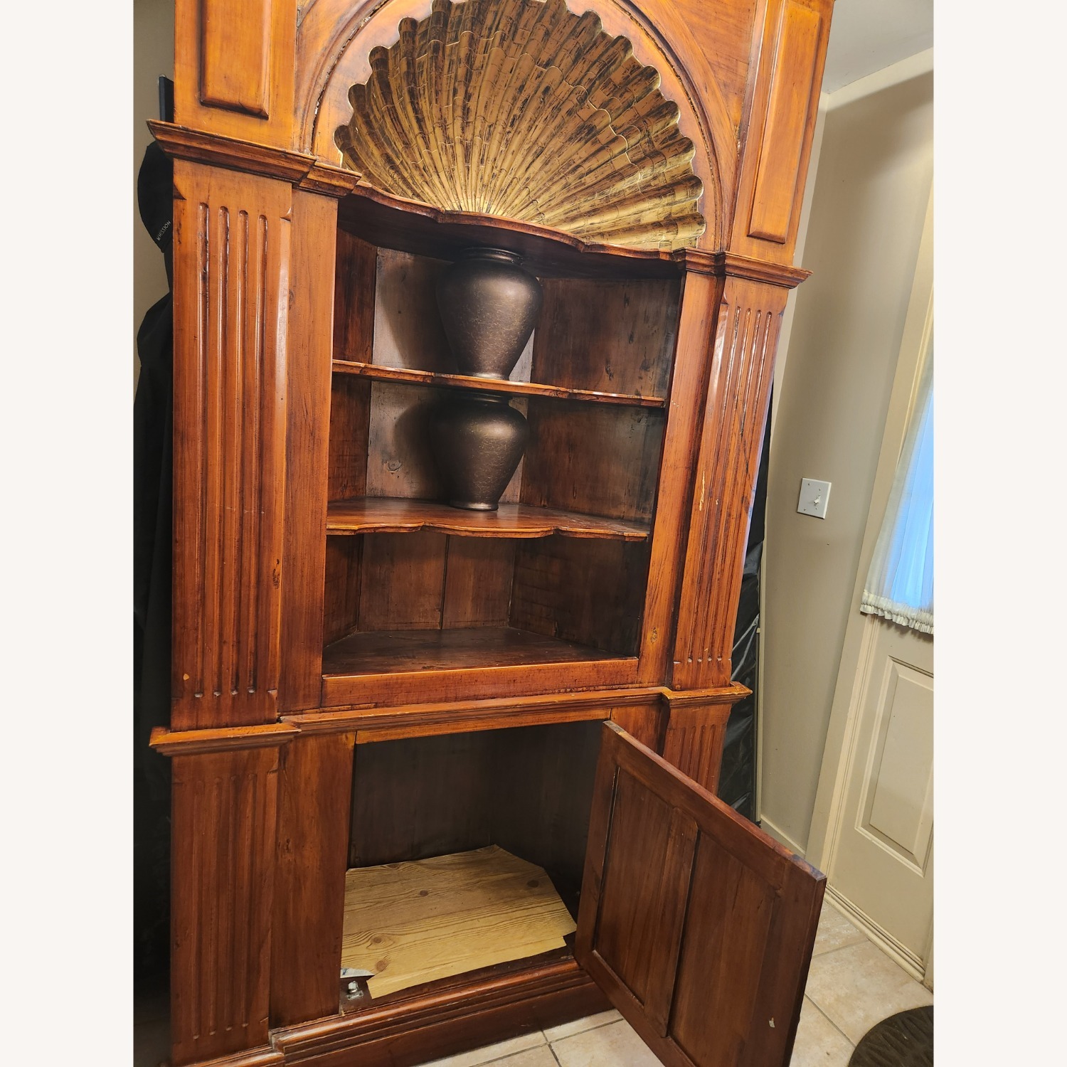 Gold Inlay Shell Corner Buffet - image-2