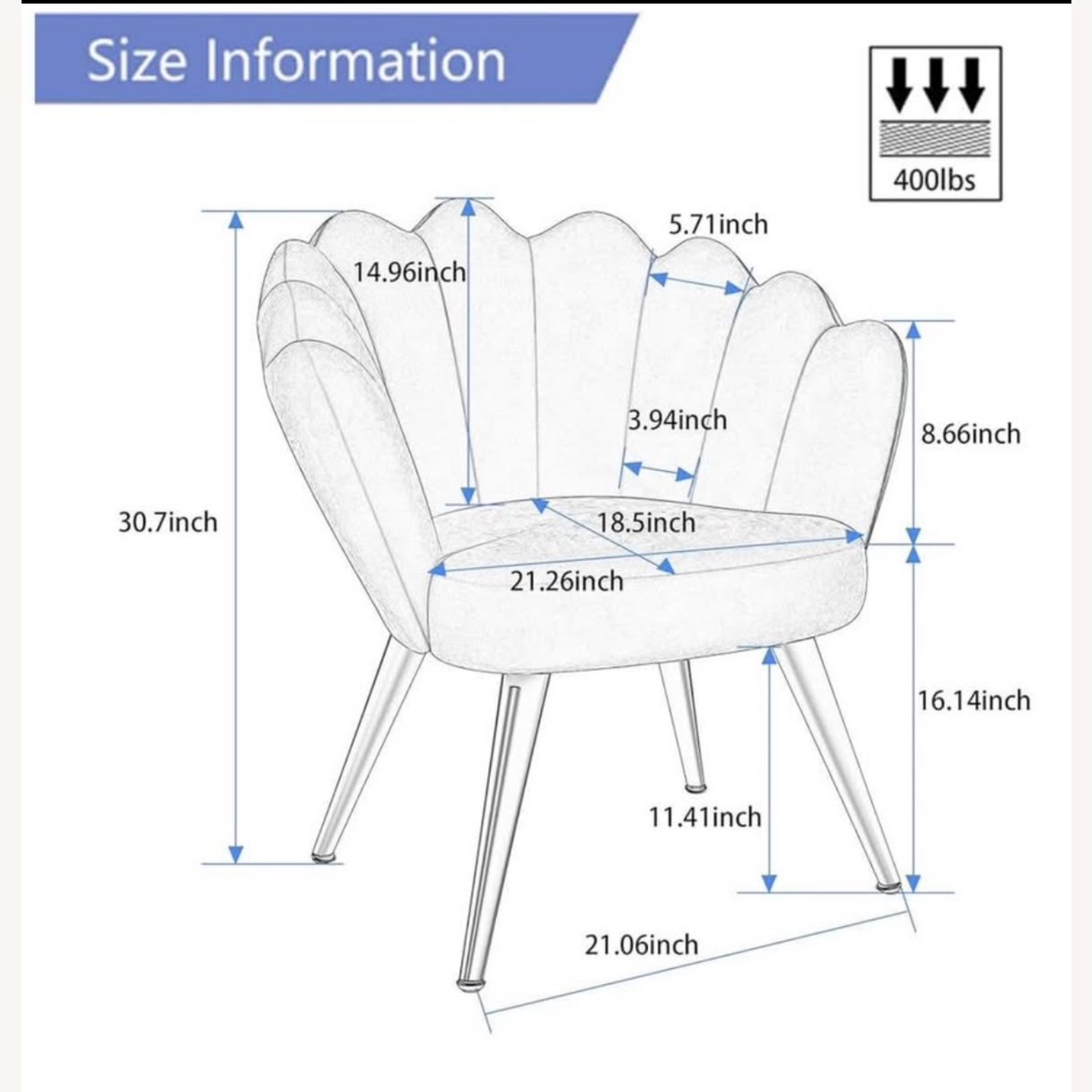 Alunaune Vanity Chair - image-3