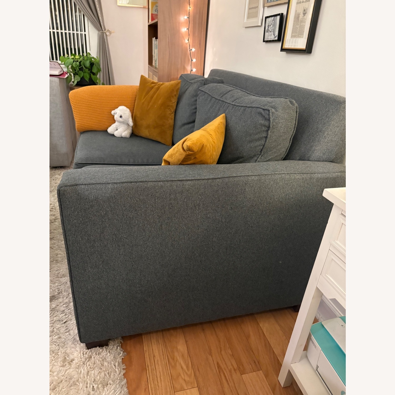 West Elm Henry Sleeper Sofa Twin Granite - image-3