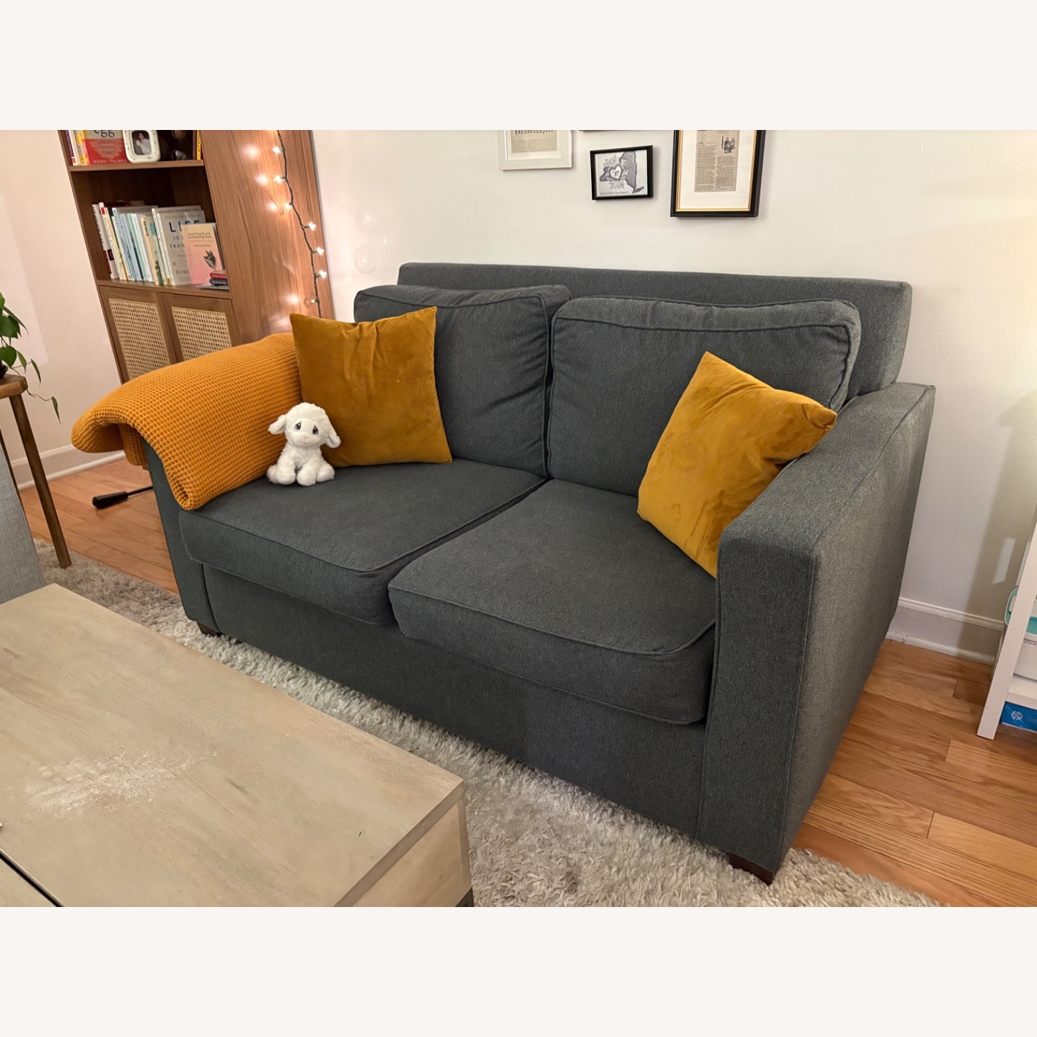 West Elm Henry Sleeper Sofa Twin Granite - image-2