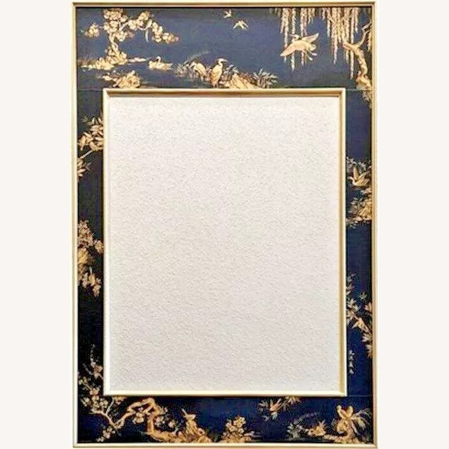 La Barge Reverse Glass Chinoiserie Mirror - image-1