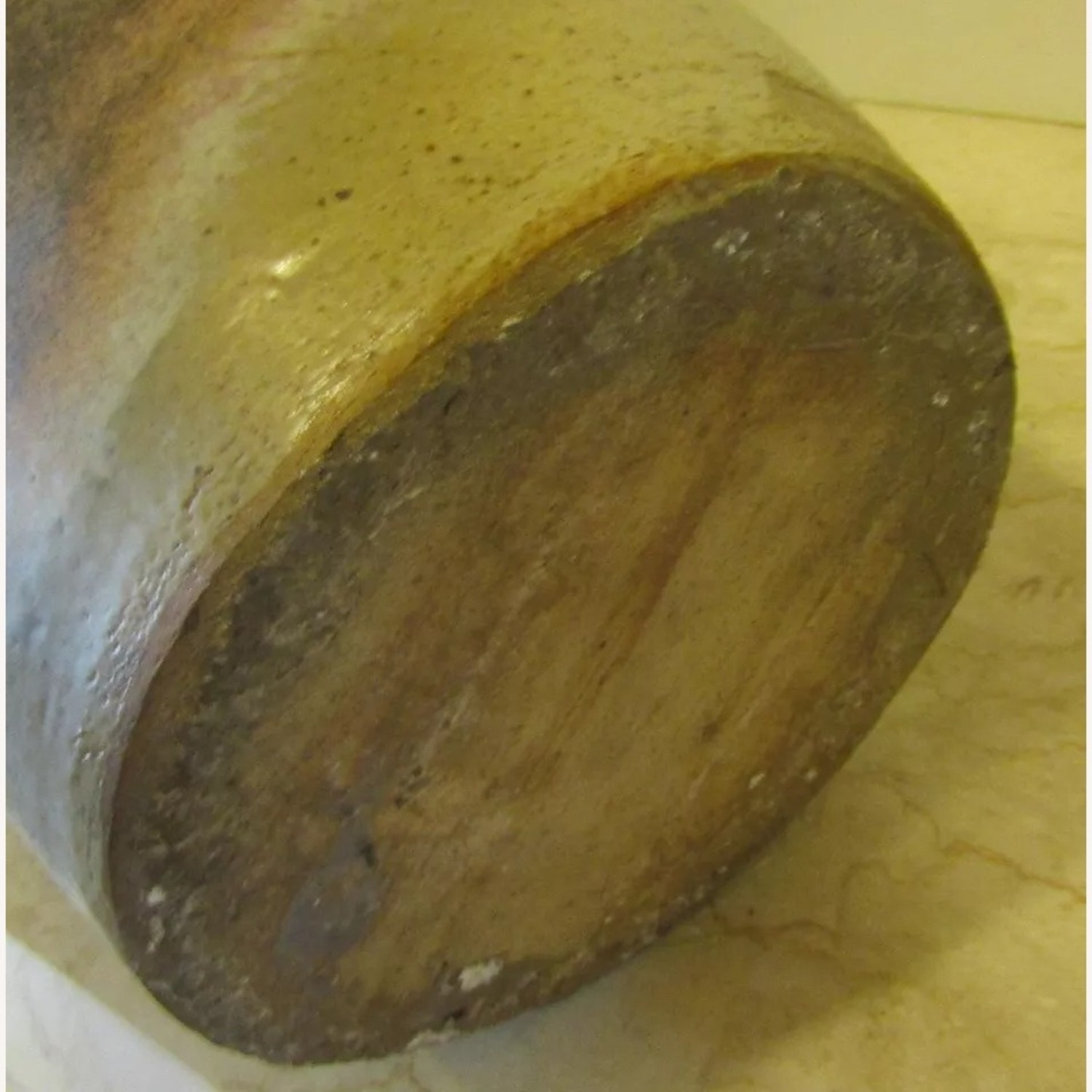 Large Monté Signed Figurative Pottery Floor Vase - image-13