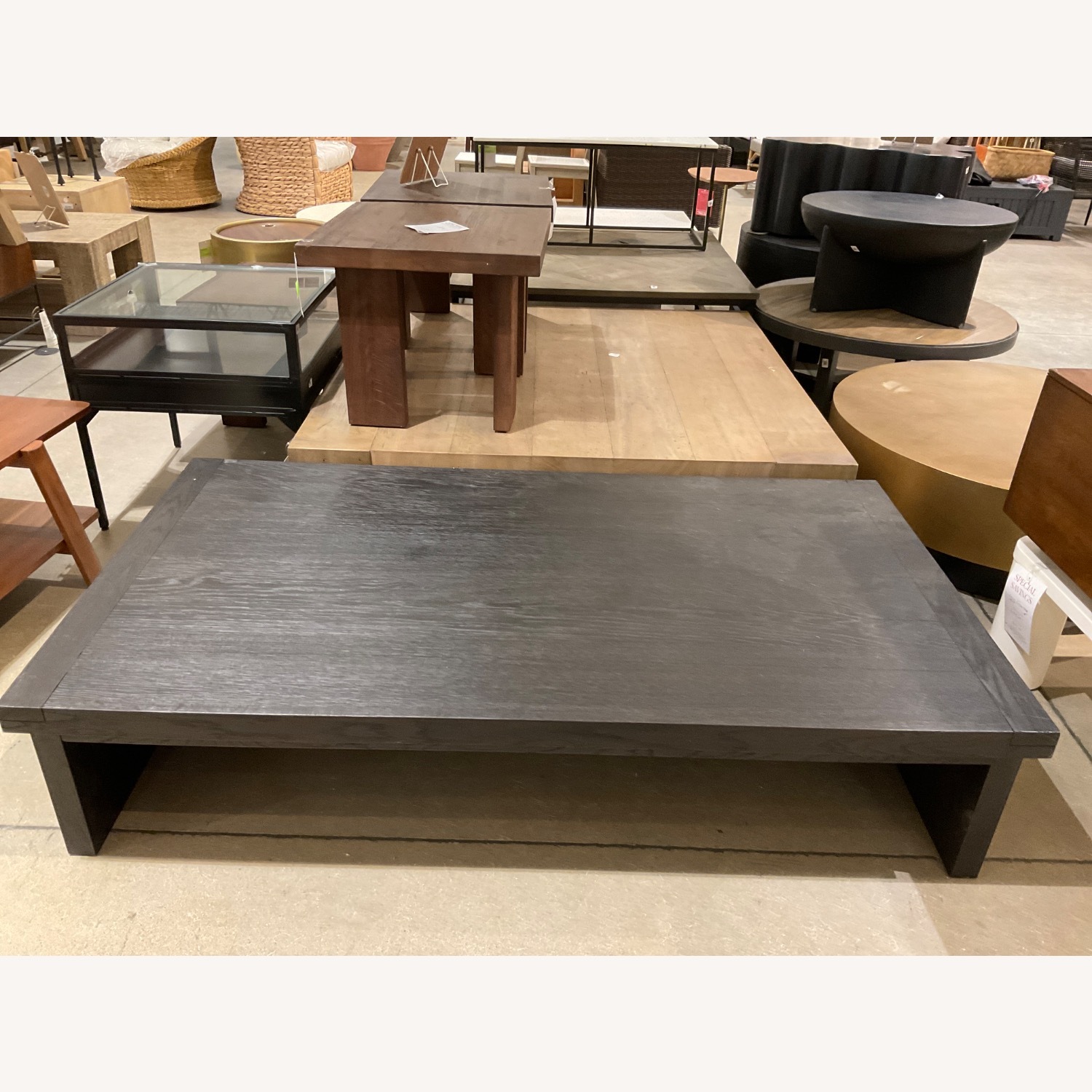 Pottery Barn Aspen Rectangular Coffee Table (65") - image-6