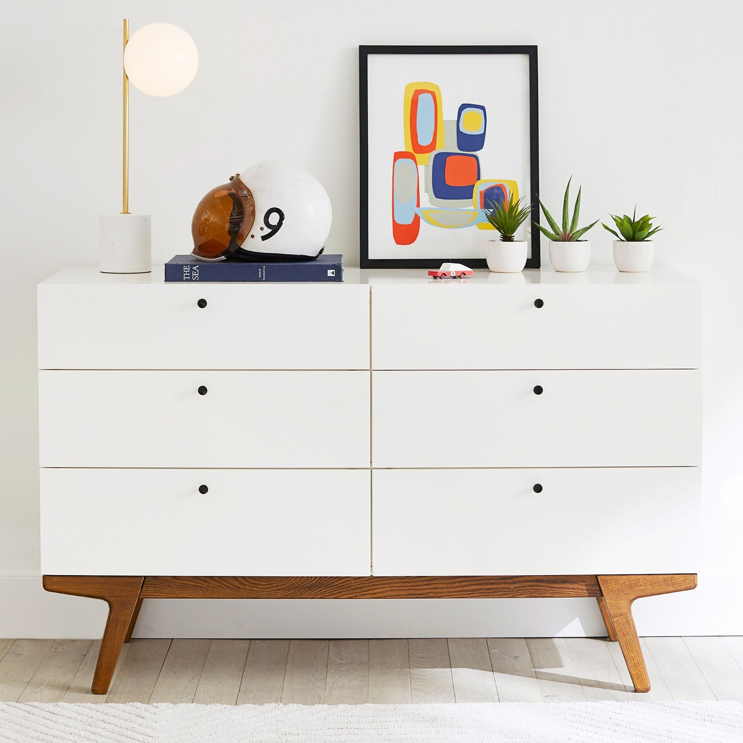 West Elm Modern 6-Drawer Kids Dresser (54") - image-5