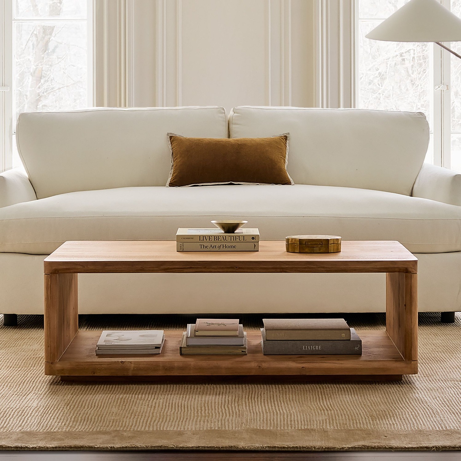 West Elm Calla Coffee Table (48") - image-5