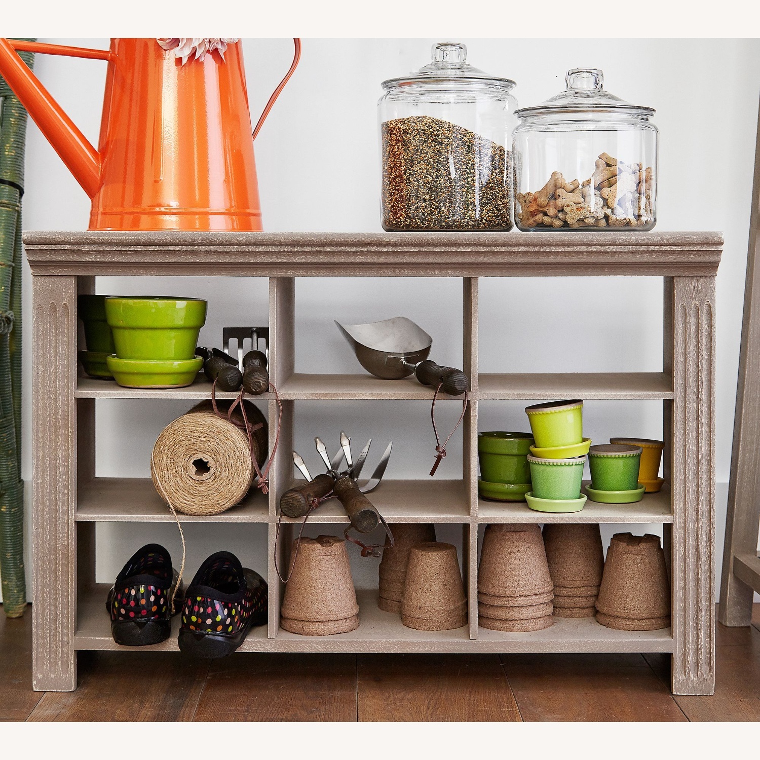 Pottery Barn Livingston Shoe Cubby - image-10