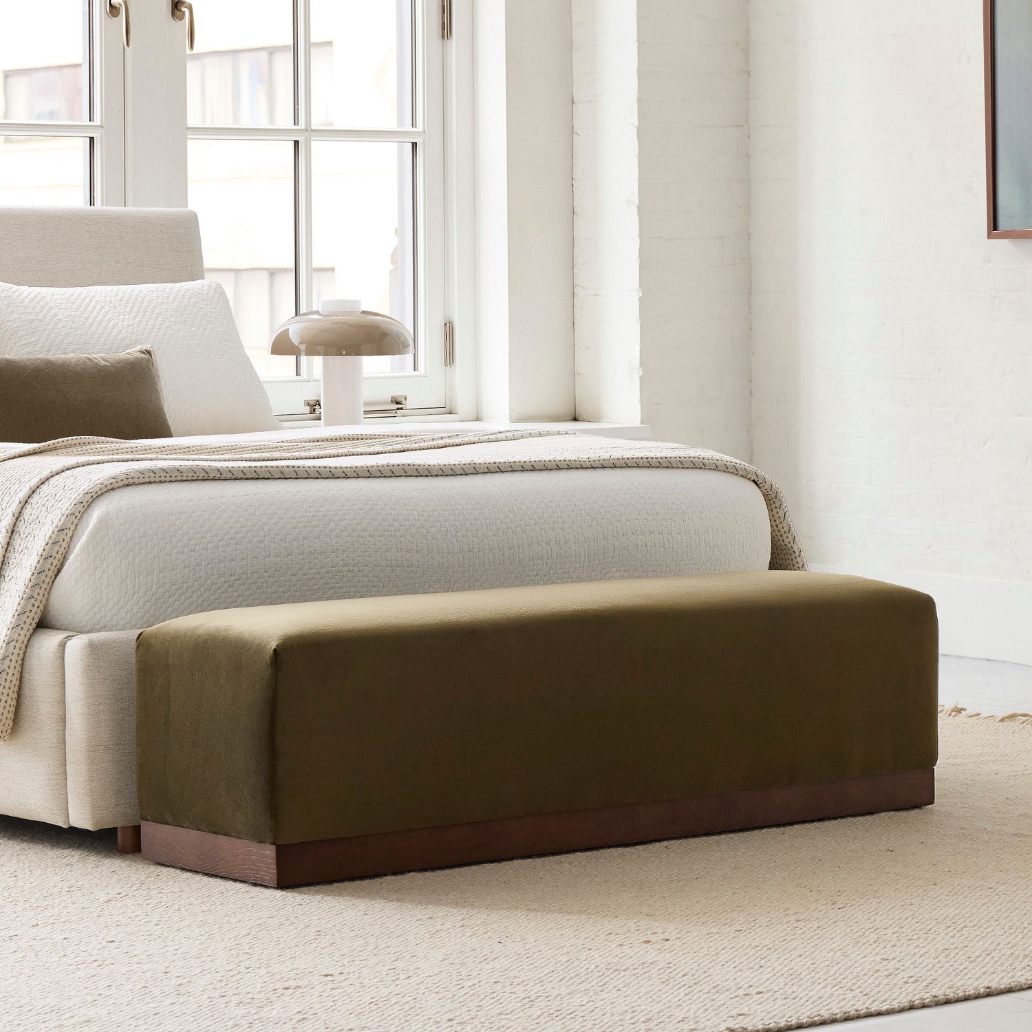 West Elm Suffolk Bench - image-3