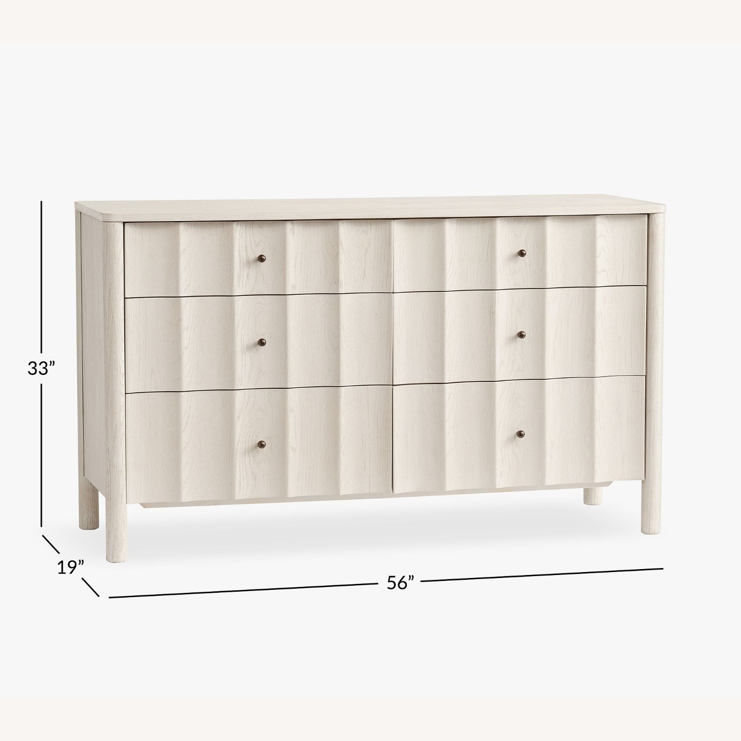 Pottery Barn Kids Scalloped 6-Drawer Dresser  - image-1