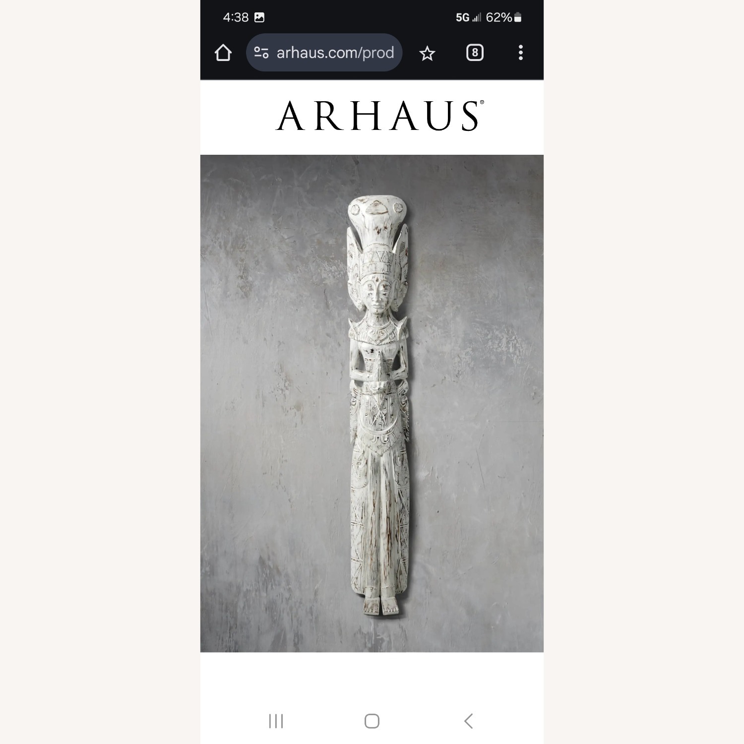 Arhaus Rice Goddess Sculpture - image-3