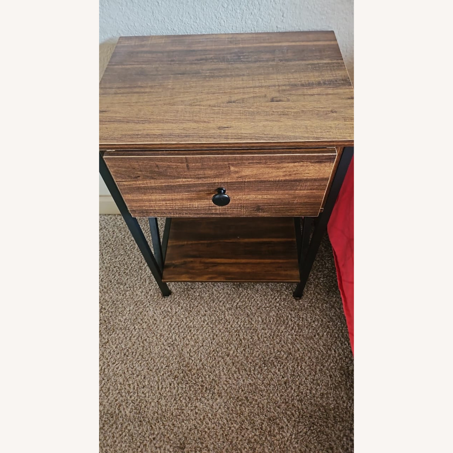 Wayfair Kempst Tall Side Tables with Storage Drawer and Shelf - image-3