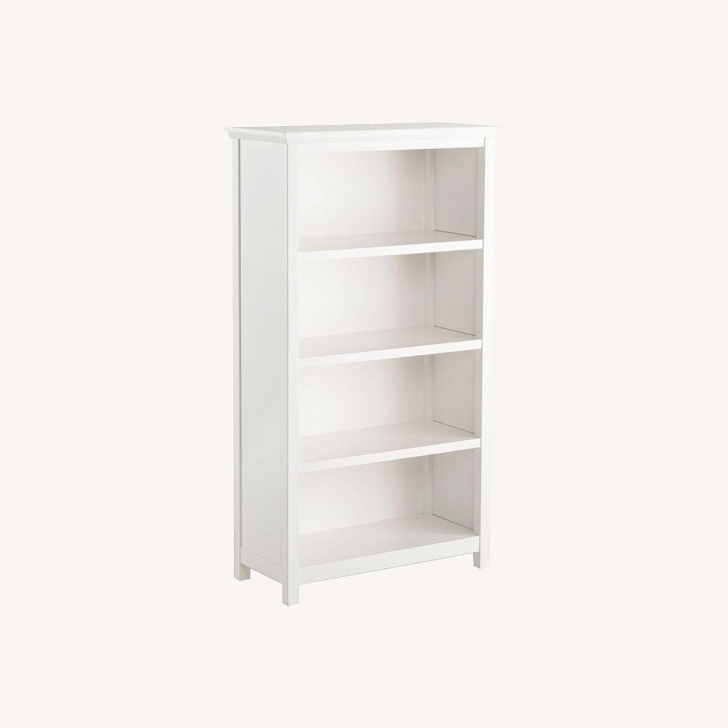 Pottery Barn White Cameron Bookcase - image-0