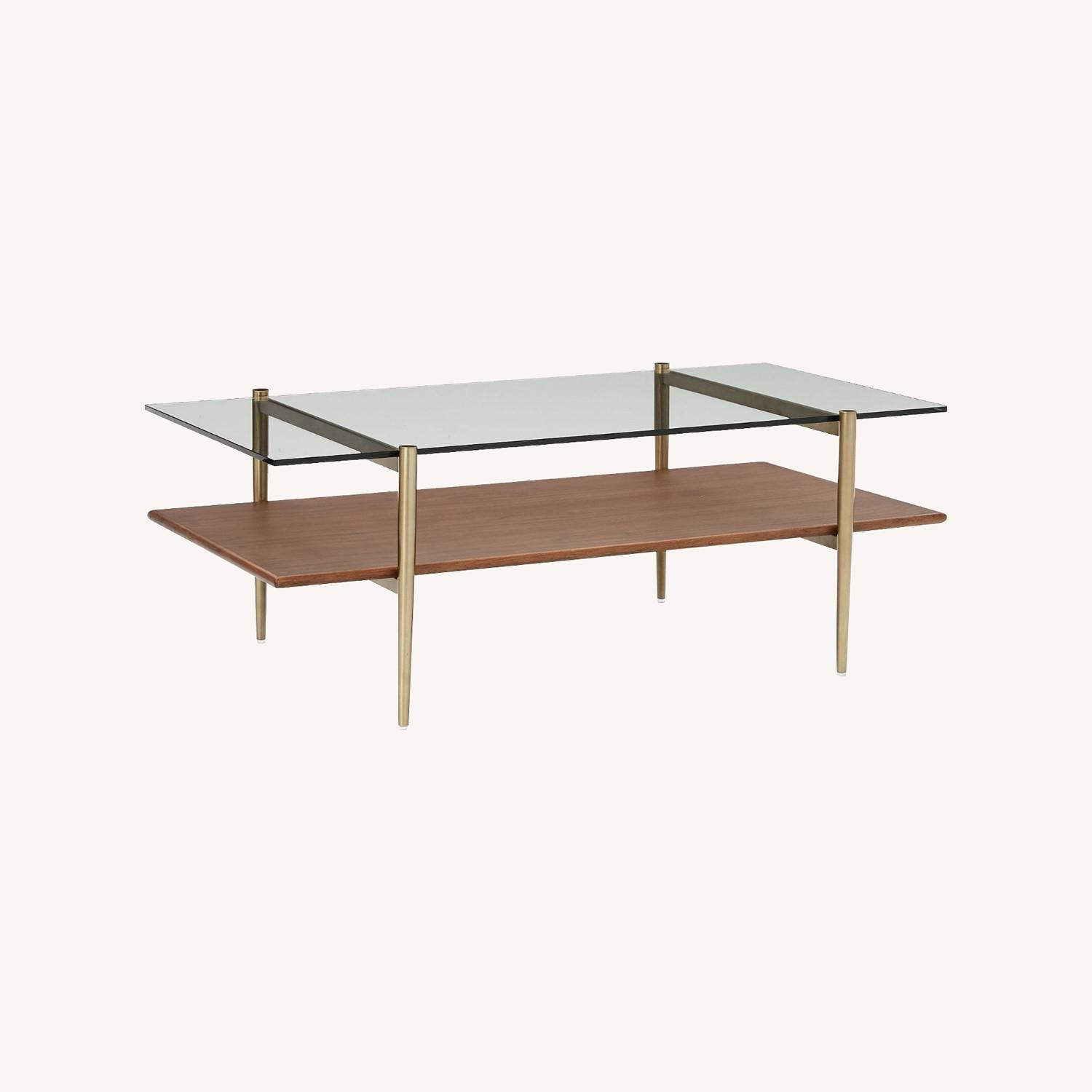 West Elm Mid-Century Art Display Coffee Table - AptDeco