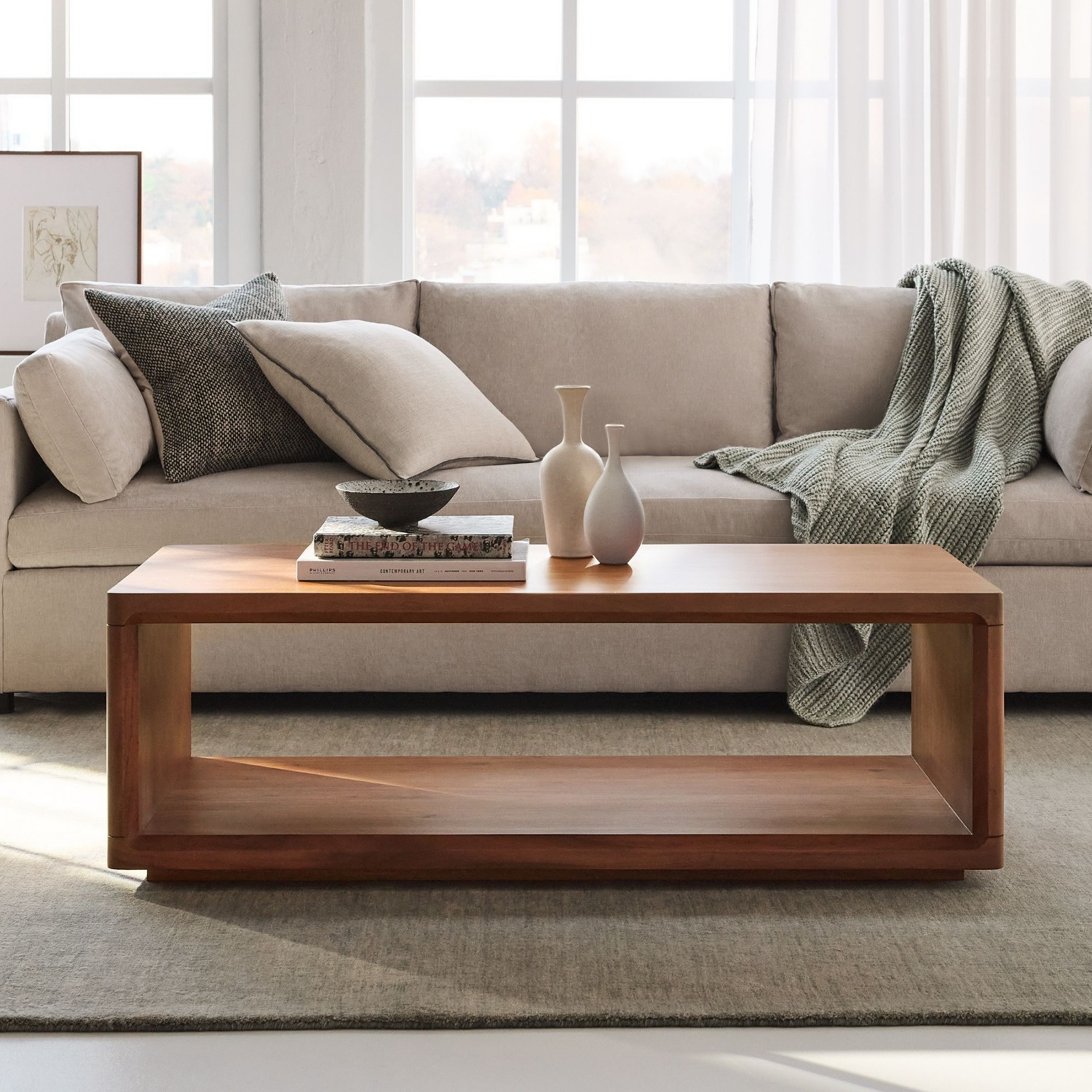 West Elm Calla Coffee Table (48") - image-4