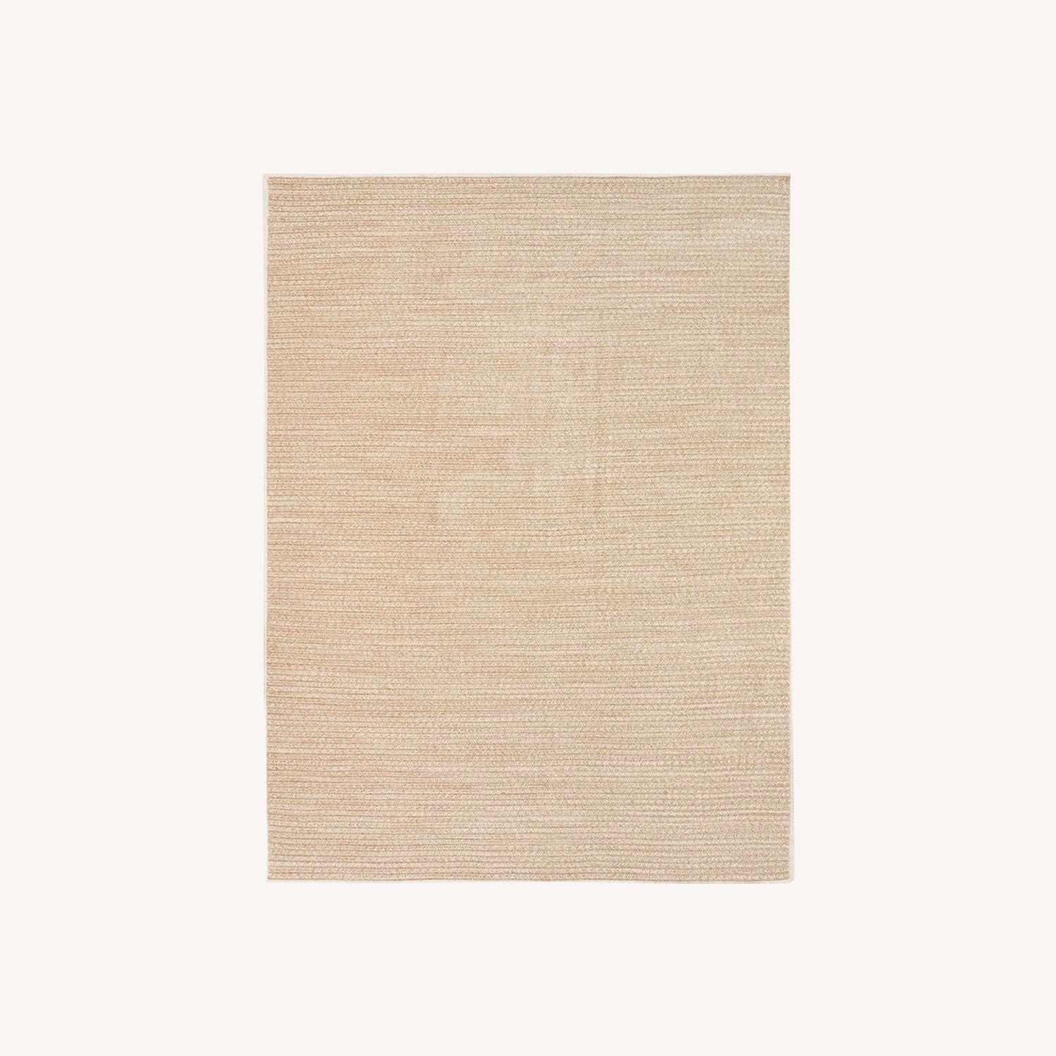 West Elm Mini Pebble Wool Jute Rug 5X8 - image-0