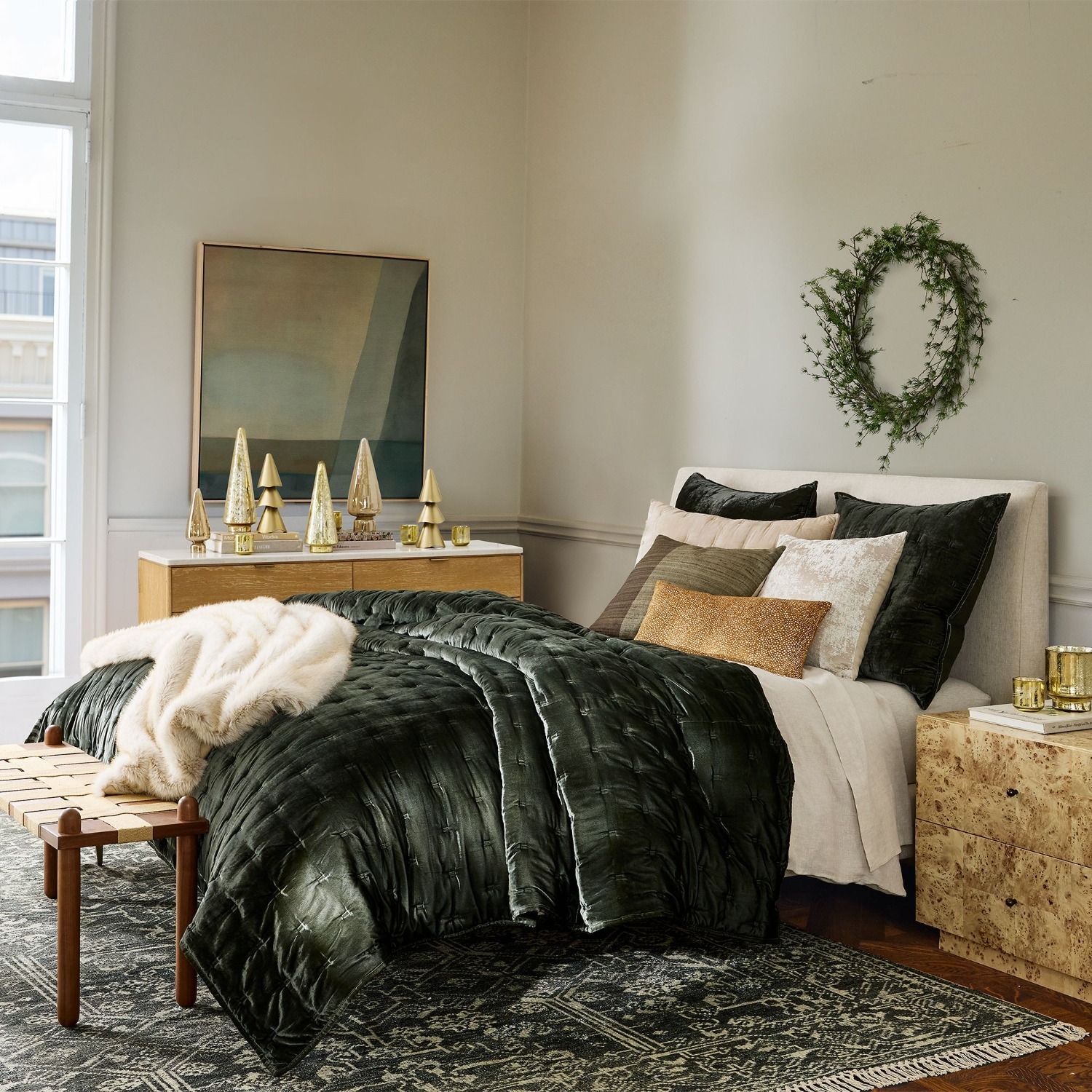 West Elm Athena Reversible Persian Rug 5X8 - image-3