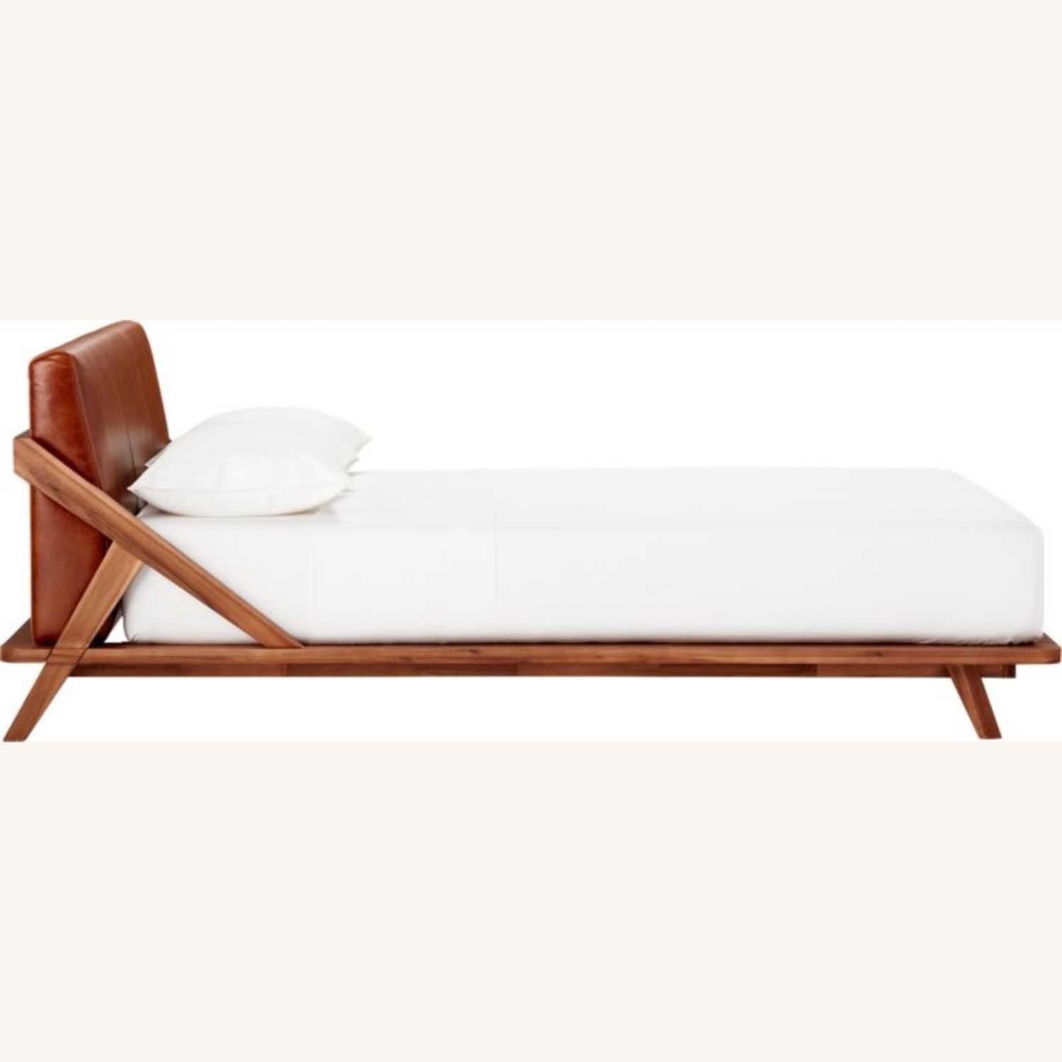 CB2 Drommen Acacia Queen Size Bed - image-1