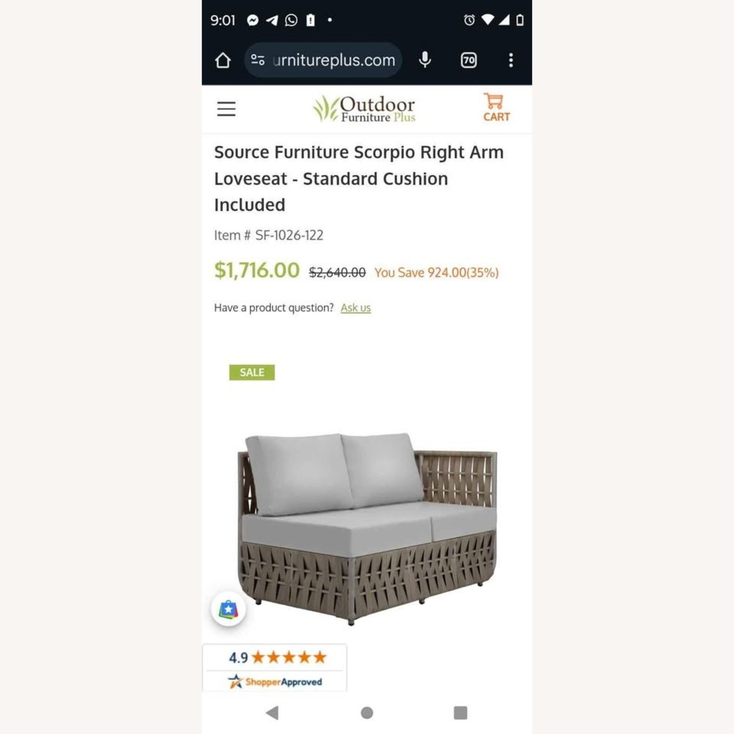 Scorpio Sofa and Right and Left - image-4