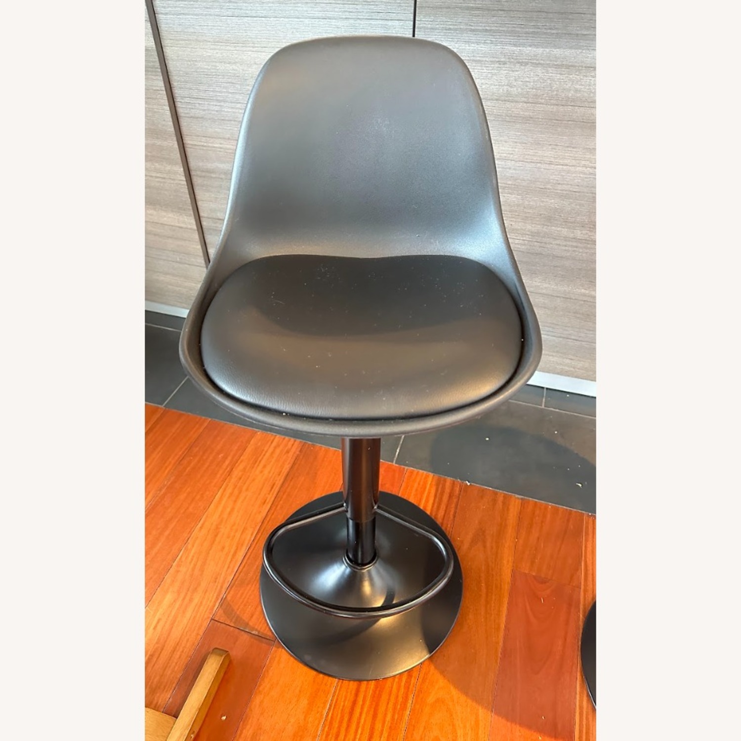 Black Adjustable Bar stools - image-3