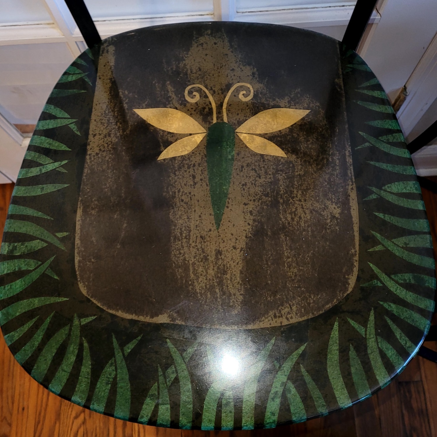 6 Hand Designed Bar Seats + Bar Table - image-3